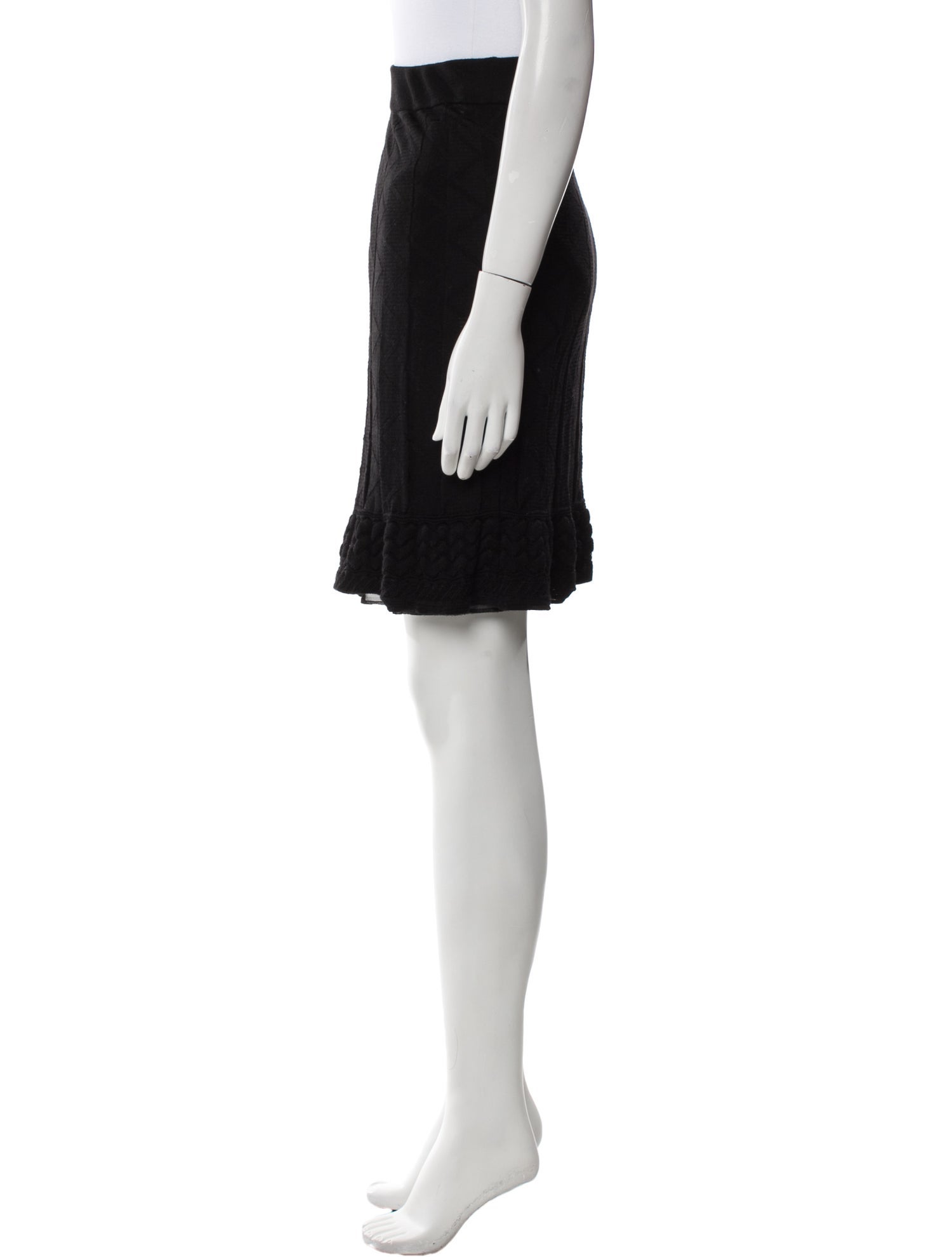 M Missoni Wool Knee-Length Skirt