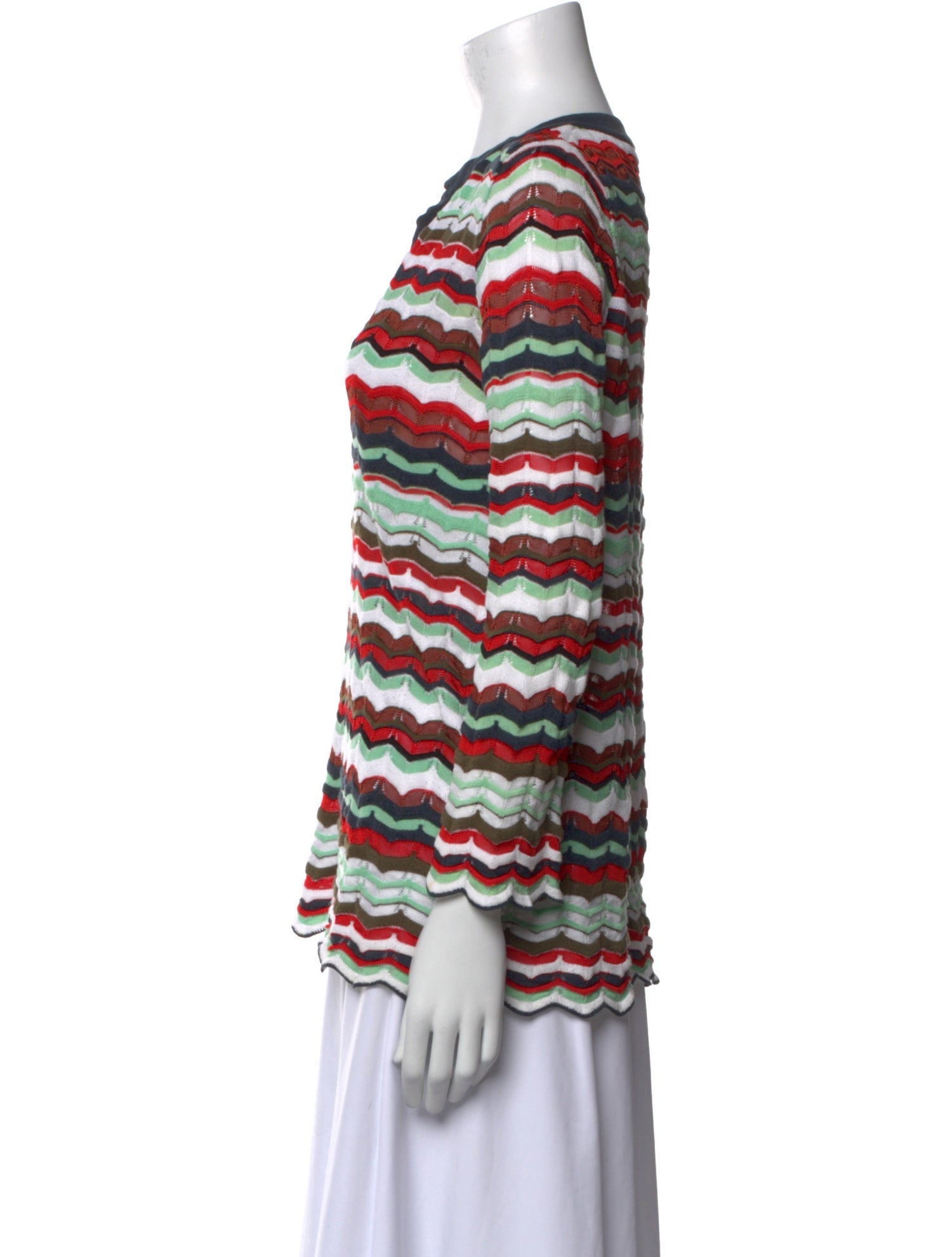 Missoni Striped V-Neck Sweater