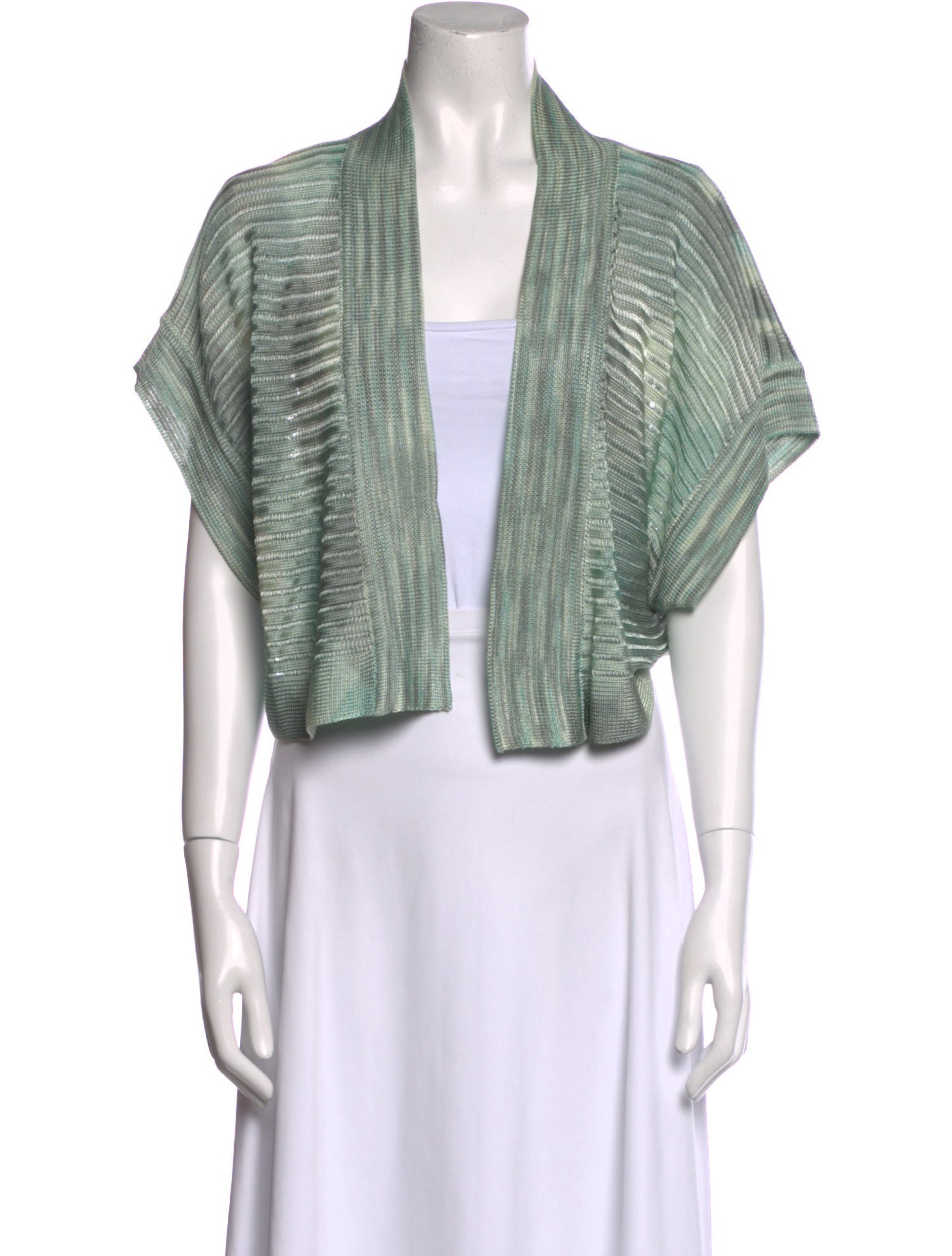 Missoni Striped Open Front Sweater