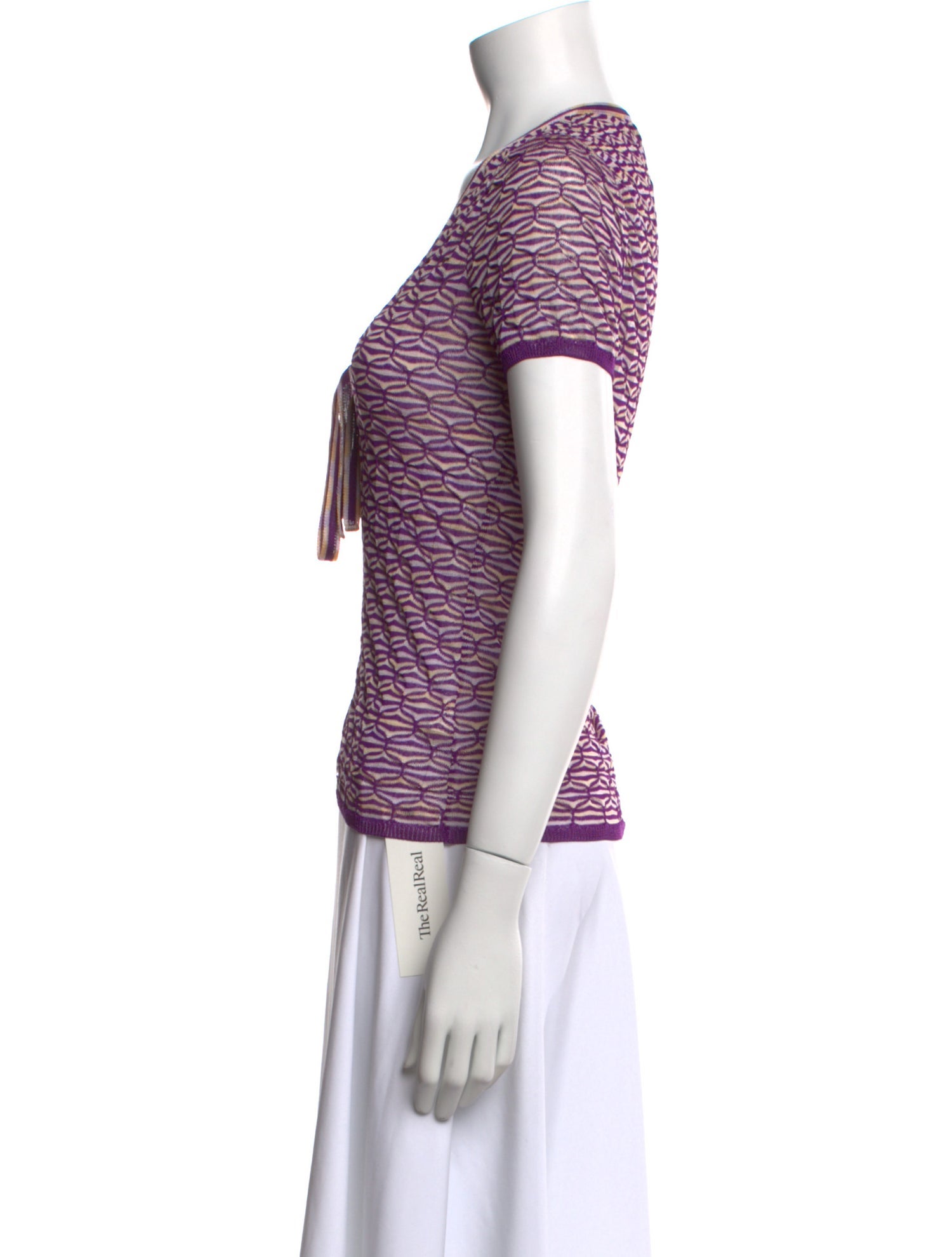 Missoni Printed V-Neck Top