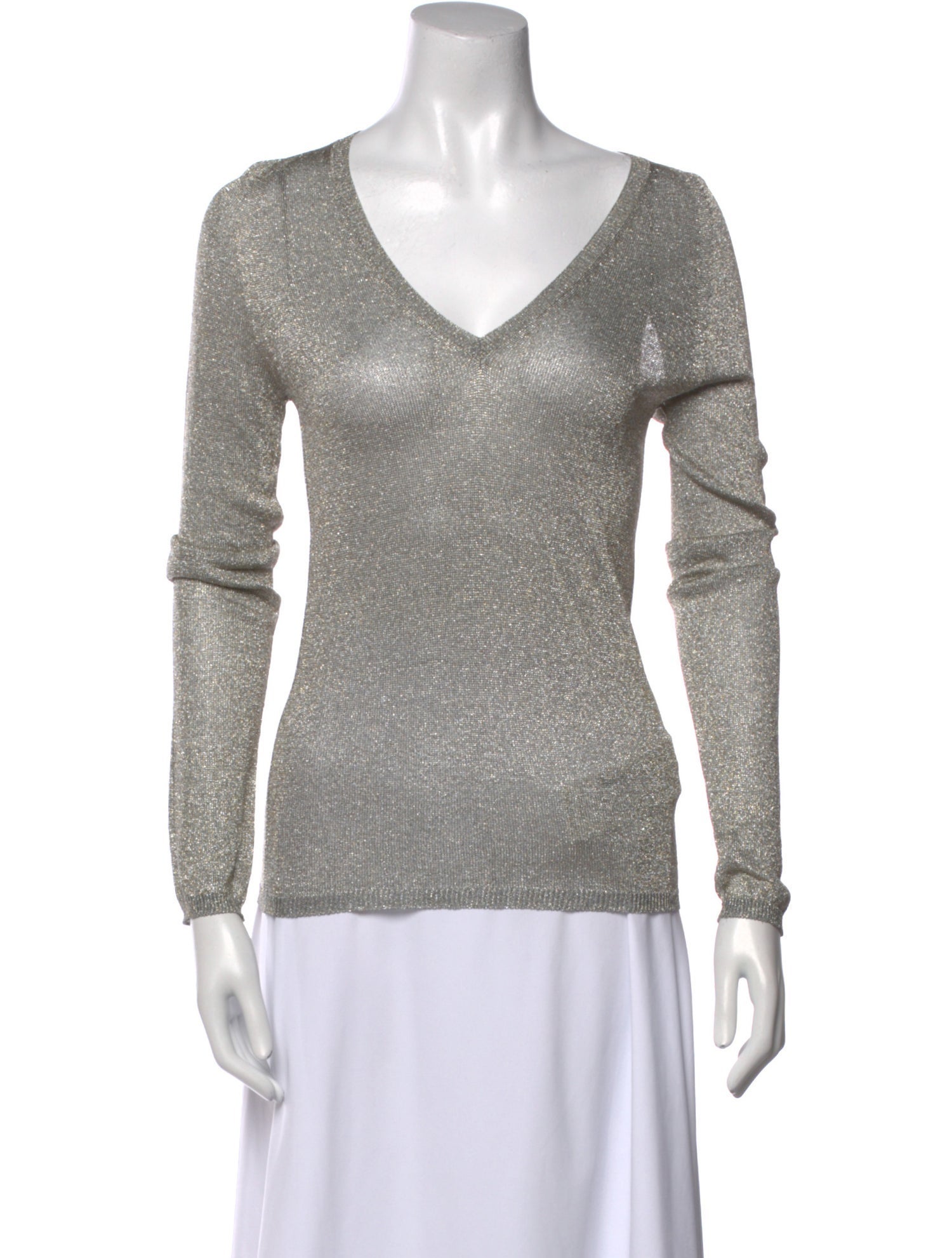 Missoni V-Neck Long Sleeve Top