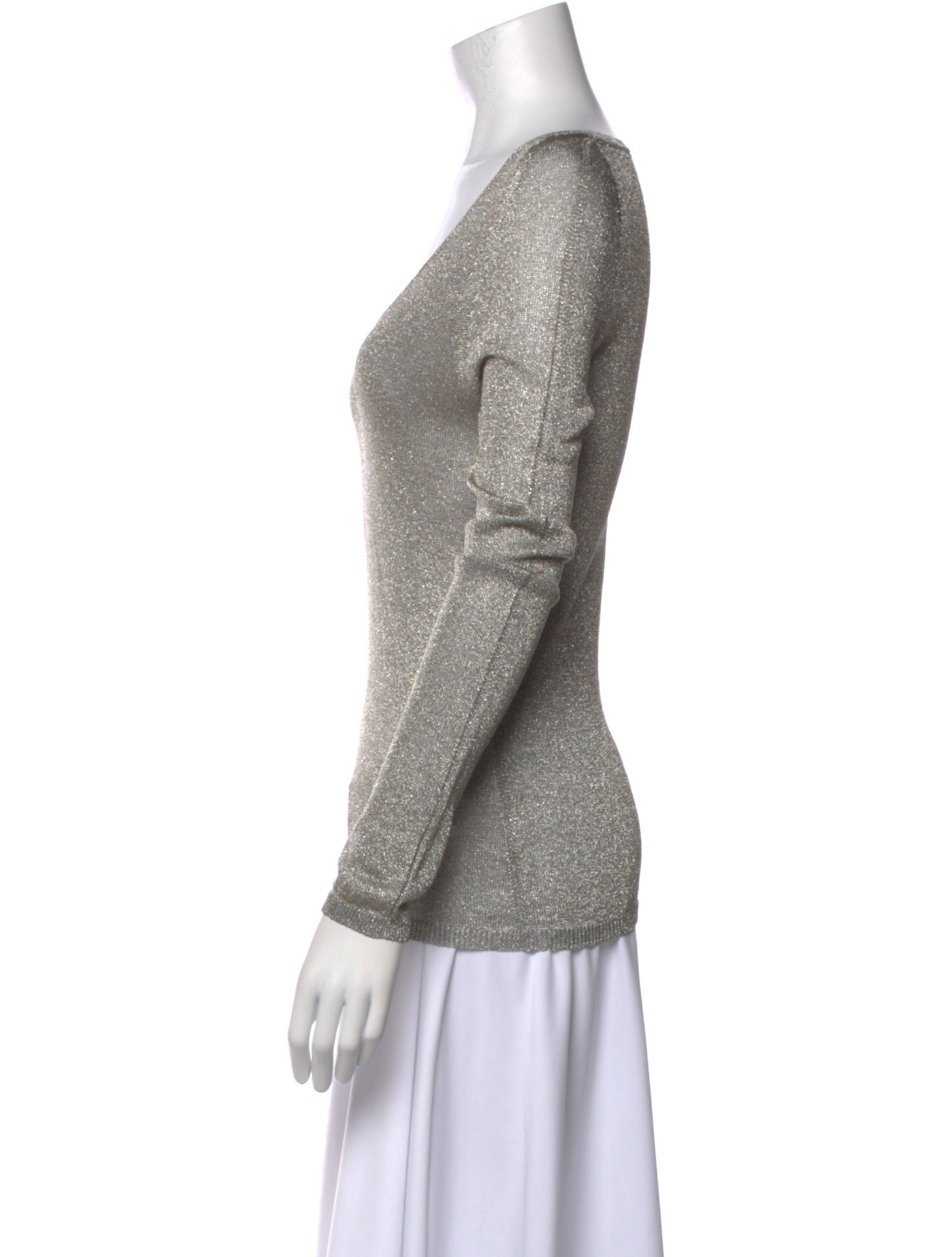 Missoni V-Neck Long Sleeve Top