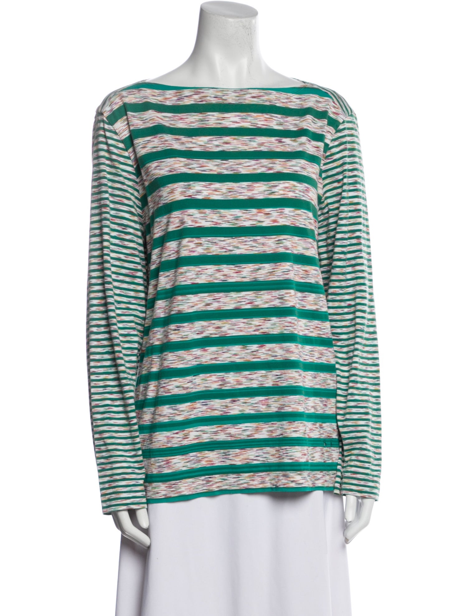 Missoni Striped Bateau Neckline Tunic