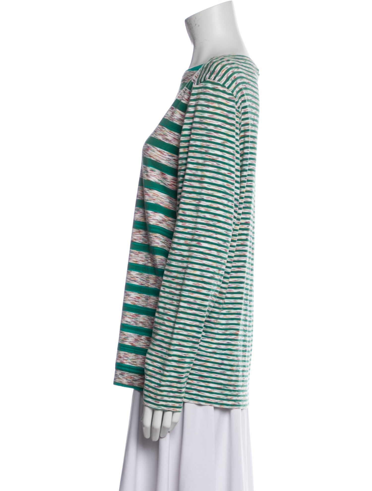 Missoni Striped Bateau Neckline Tunic