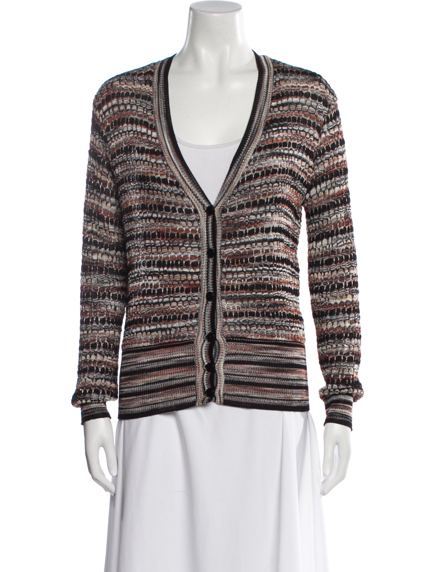 Missoni Striped V-Neck Sweater