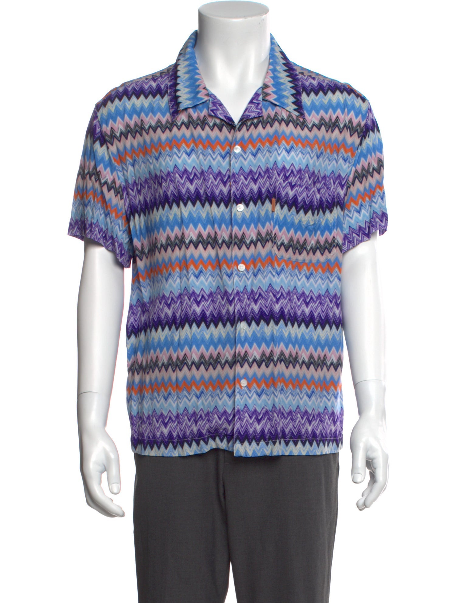 Missoni Striped Short Sleeve Shirt