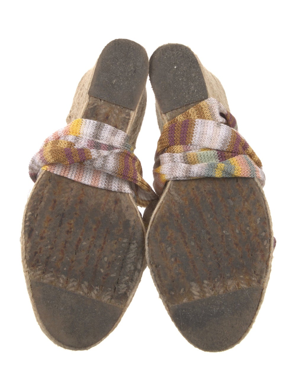 Missoni Espadrilles Neutrals Patterned Platform W… - image 5