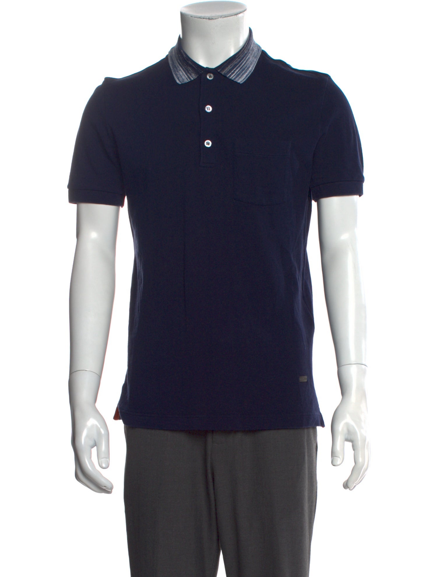 Missoni Collar Short Sleeve Polo Shirt
