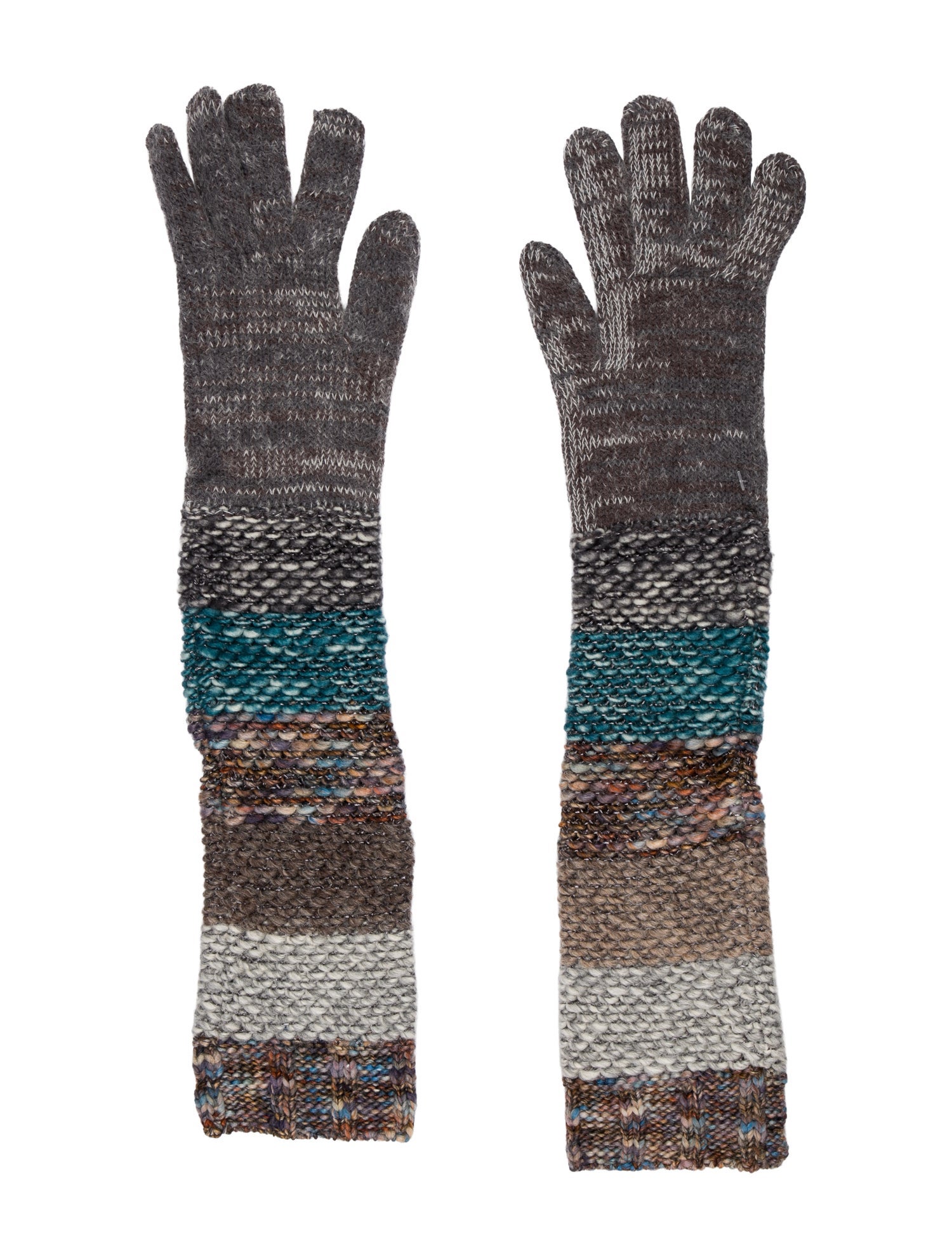 Missoni Multicolor Knit Gloves w/Tags