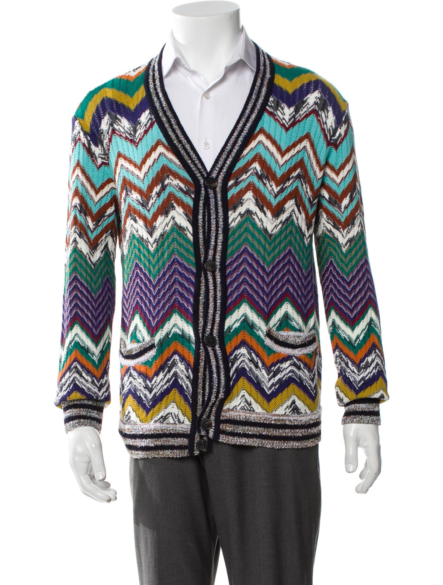 Missoni Printed V-Neck Cardigan