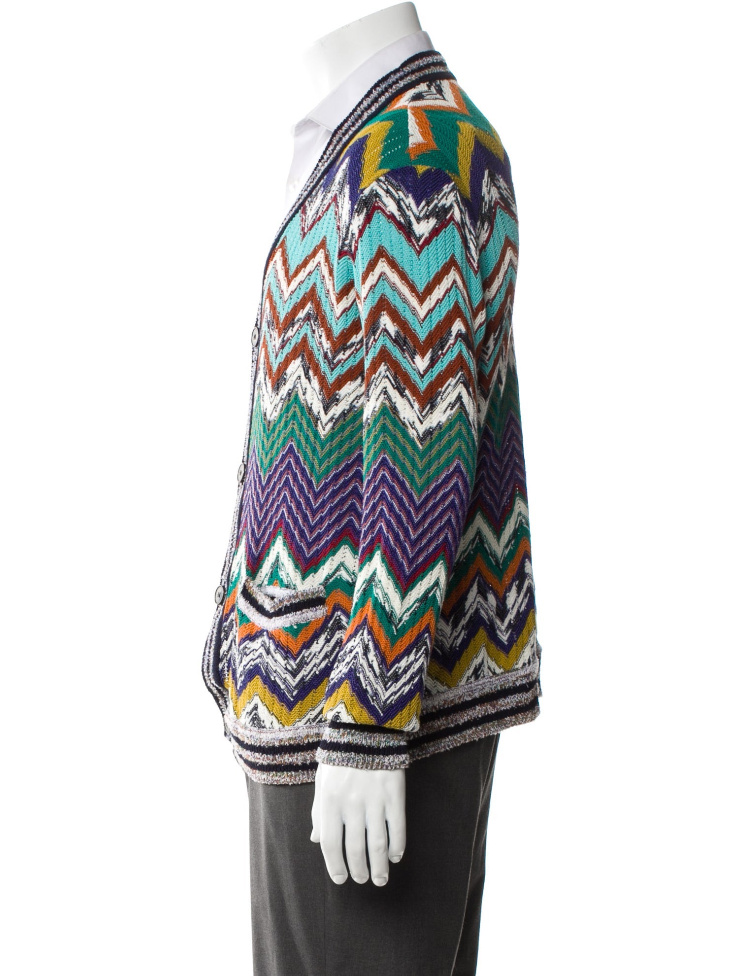 Missoni Printed V-Neck Cardigan
