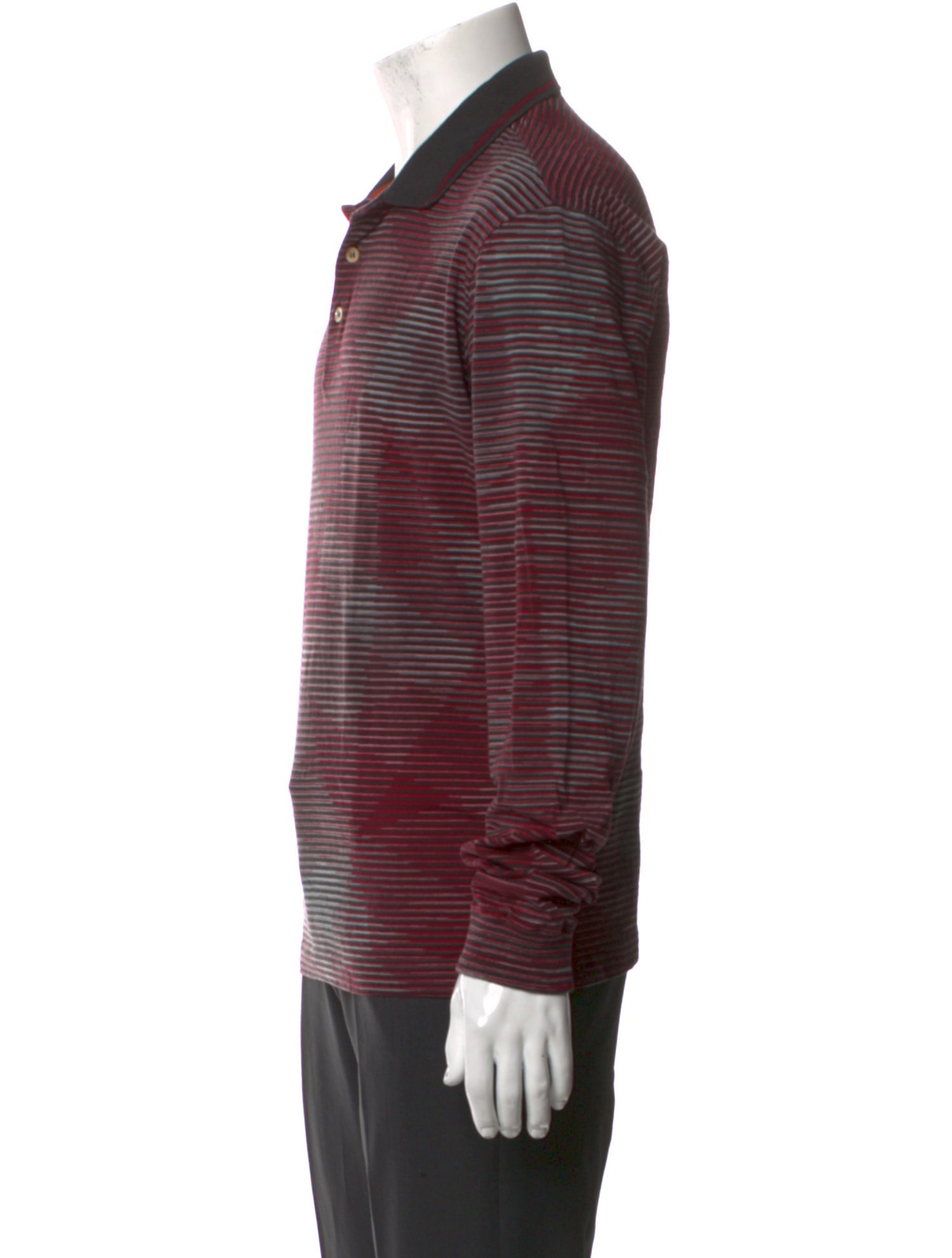 Missoni Printed Collar Polo Shirt