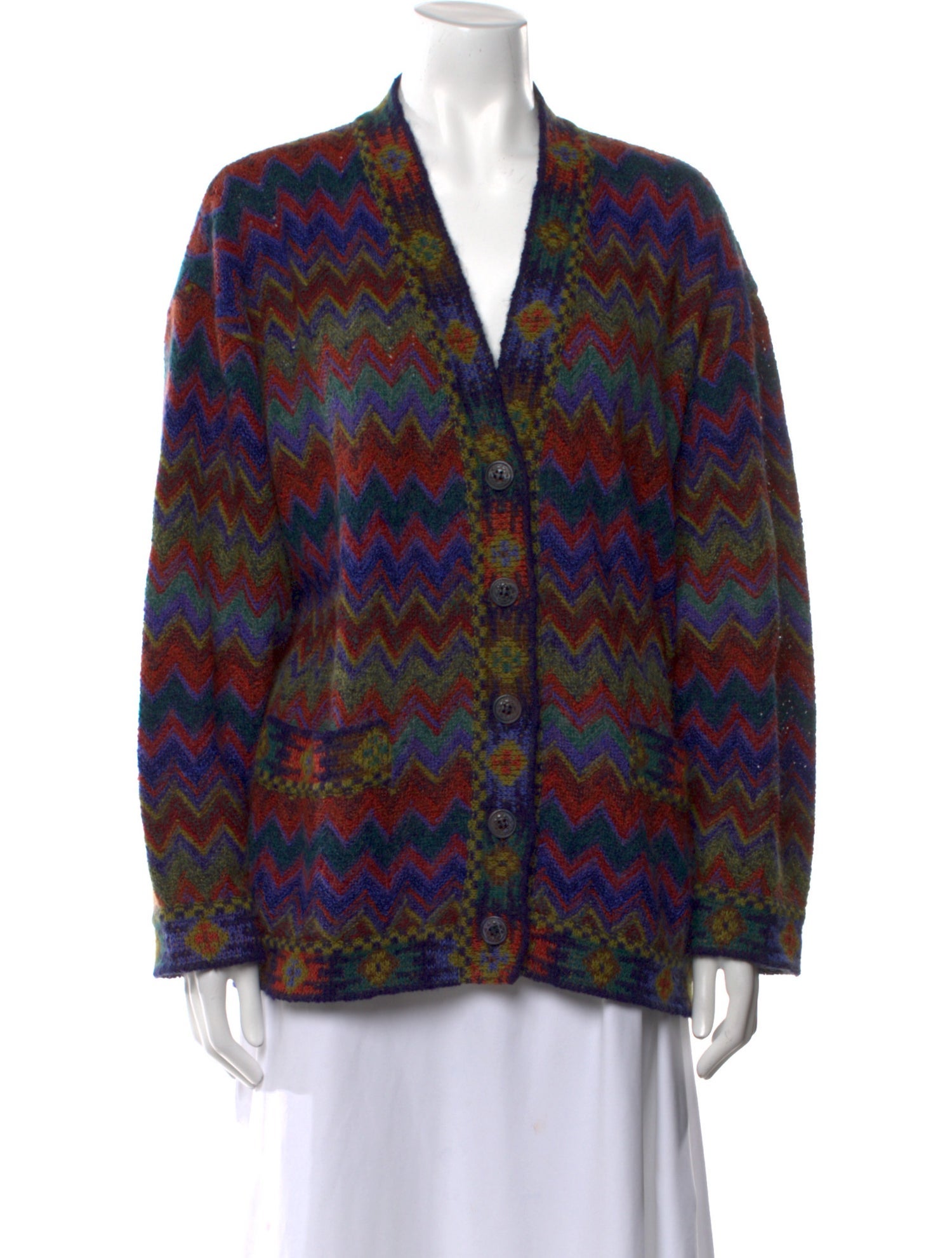 Missoni Printed V-Neck Sweater