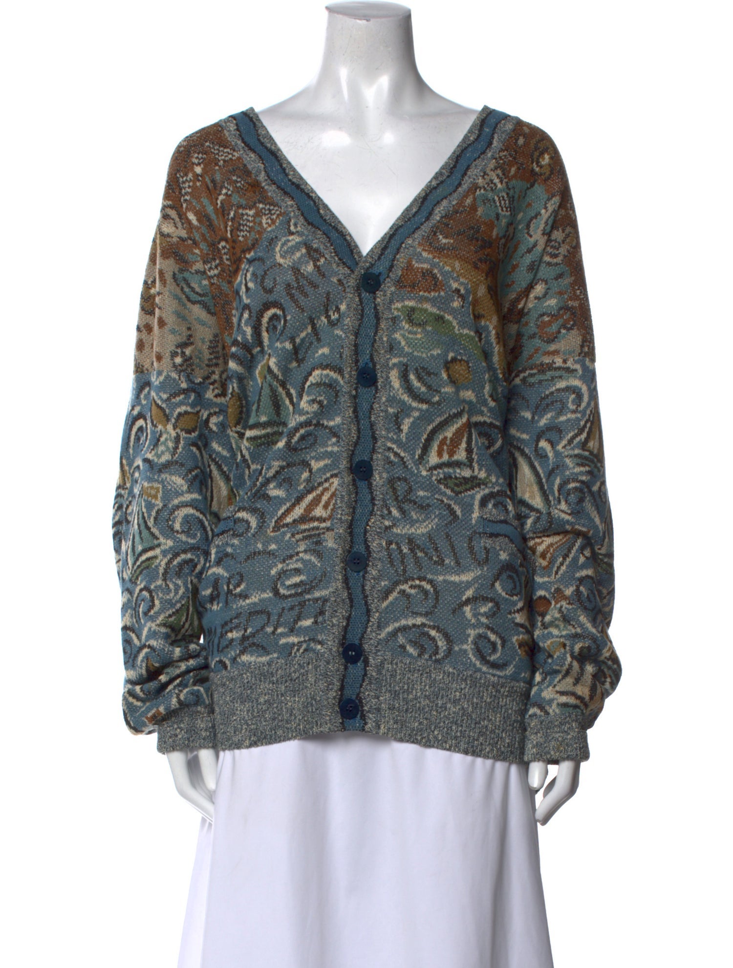 Missoni Printed V-Neck Cardigan