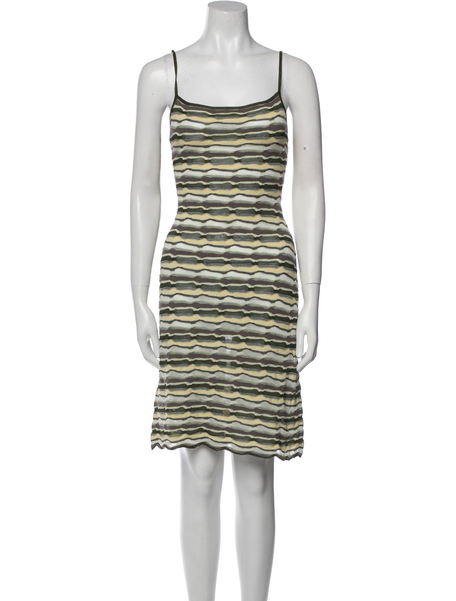 M Missoni Striped Mini Dress