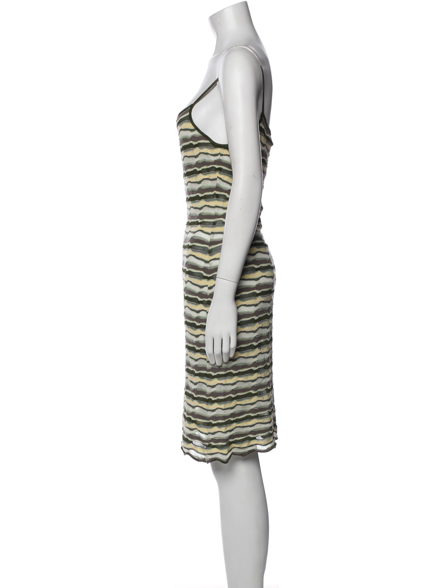 M Missoni Striped Mini Dress