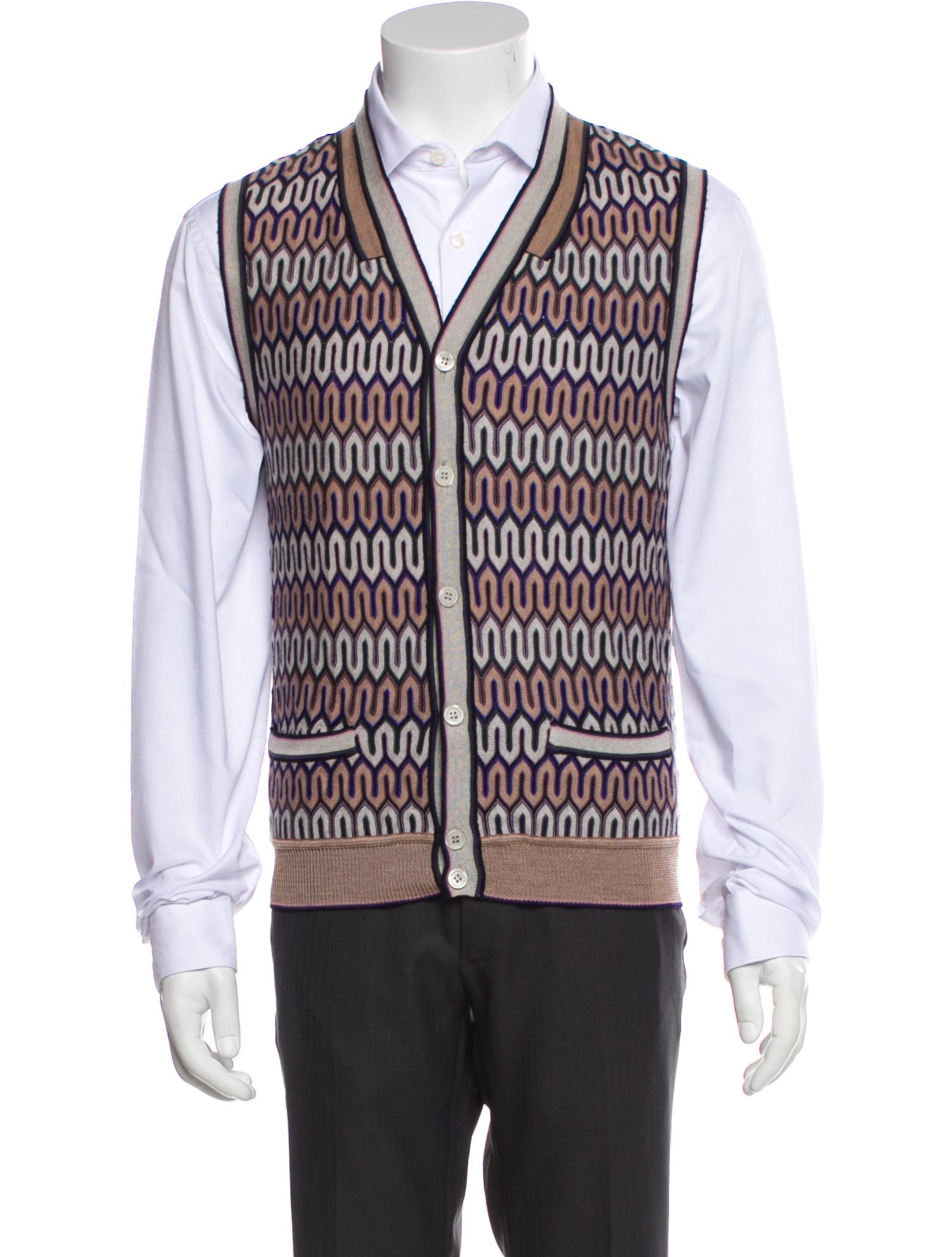 Missoni Wool Striped Vest