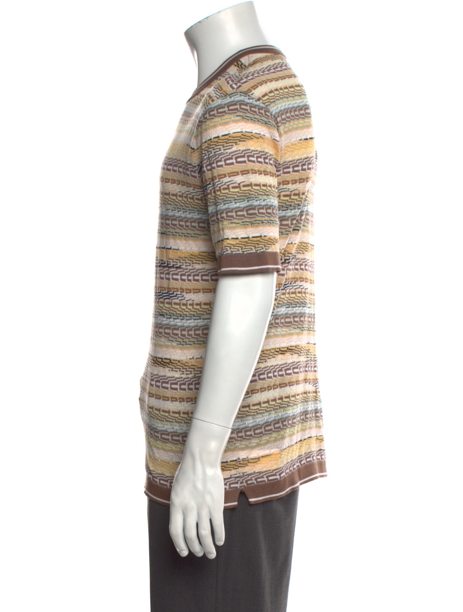 Missoni Striped Crew Neck T-Shirt