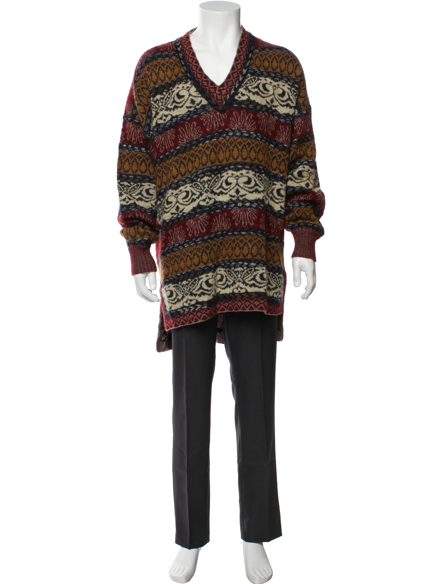 Missoni Printed V-Neck Pullover