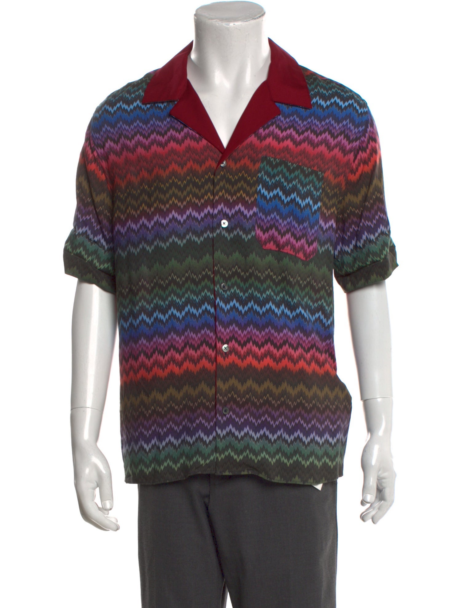 Missoni Striped Short Sleeve Shirt