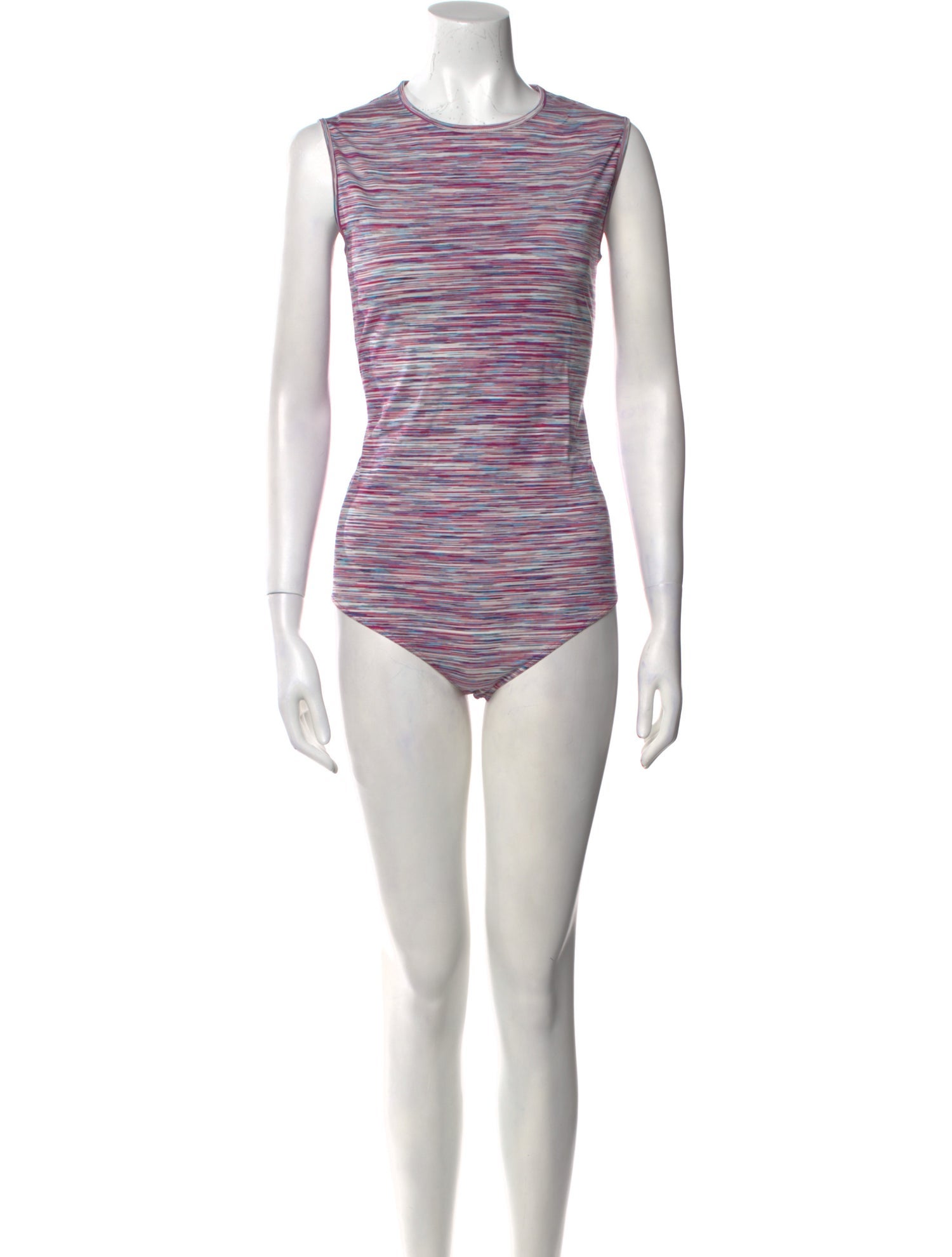 Missoni Striped Crew Neck Bodysuit w/ Tags