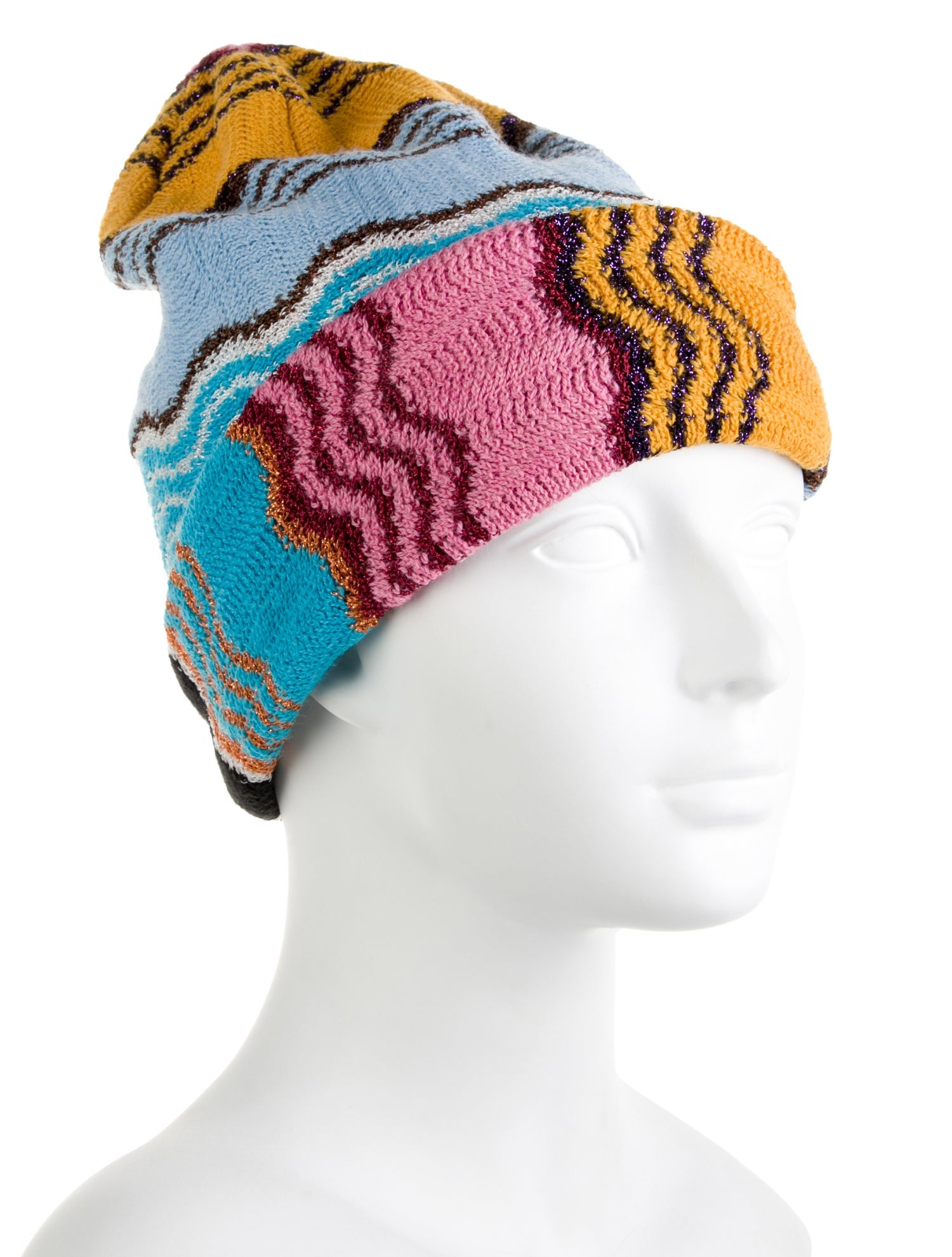 Missoni knit beanie