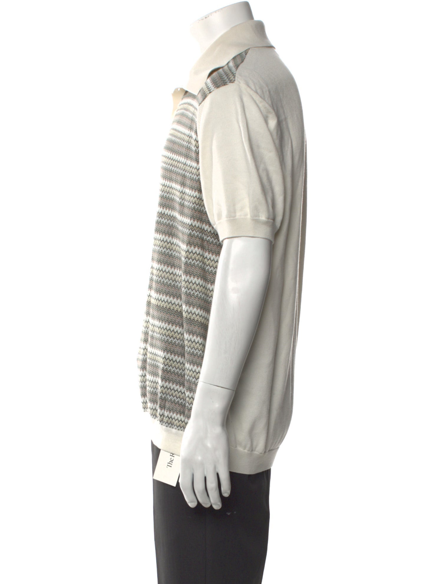 Missoni Striped Collar Polo Shirt