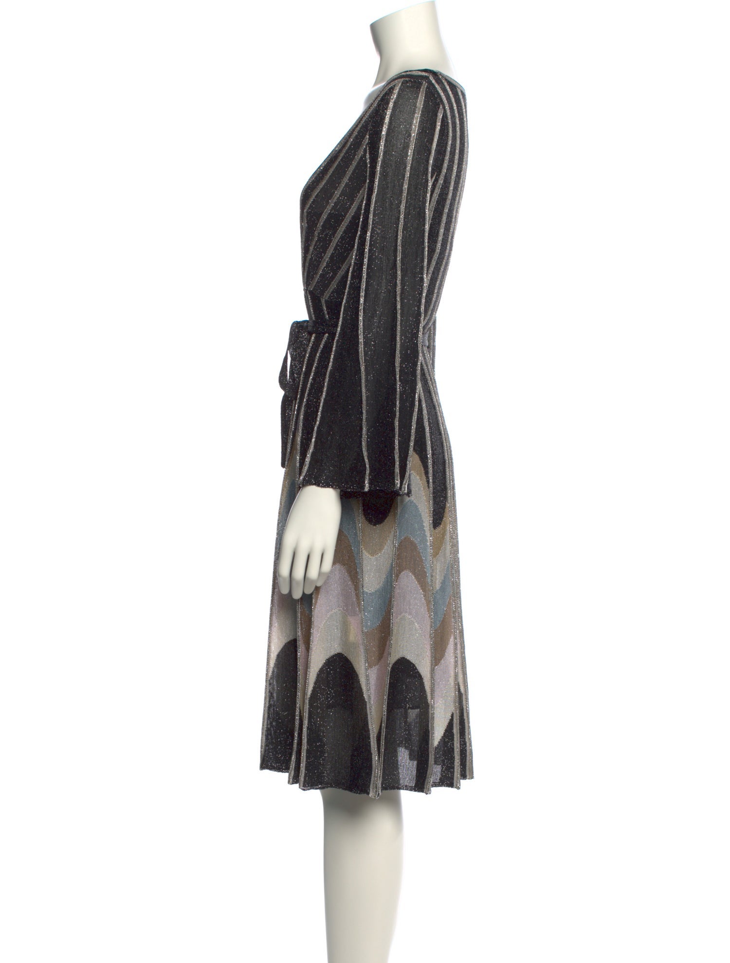 Missoni Striped Knee-Length Dress