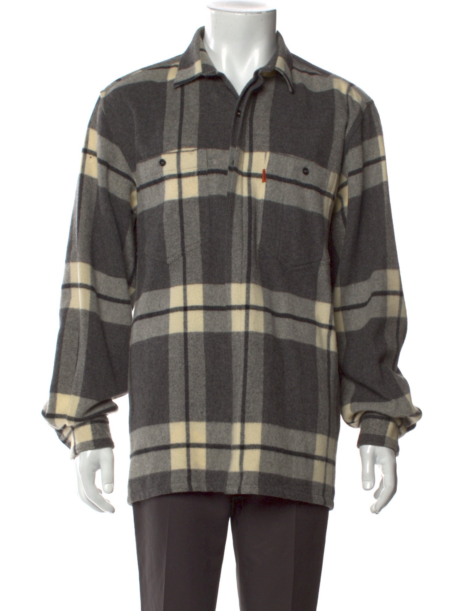 Missoni Wool Plaid Print Shirt
