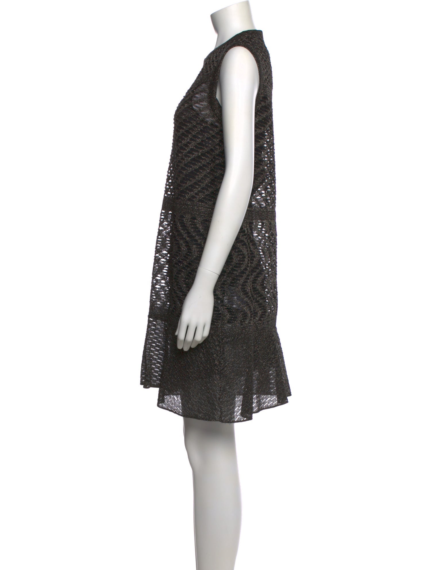 M Missoni Crew Neck Mini Dress