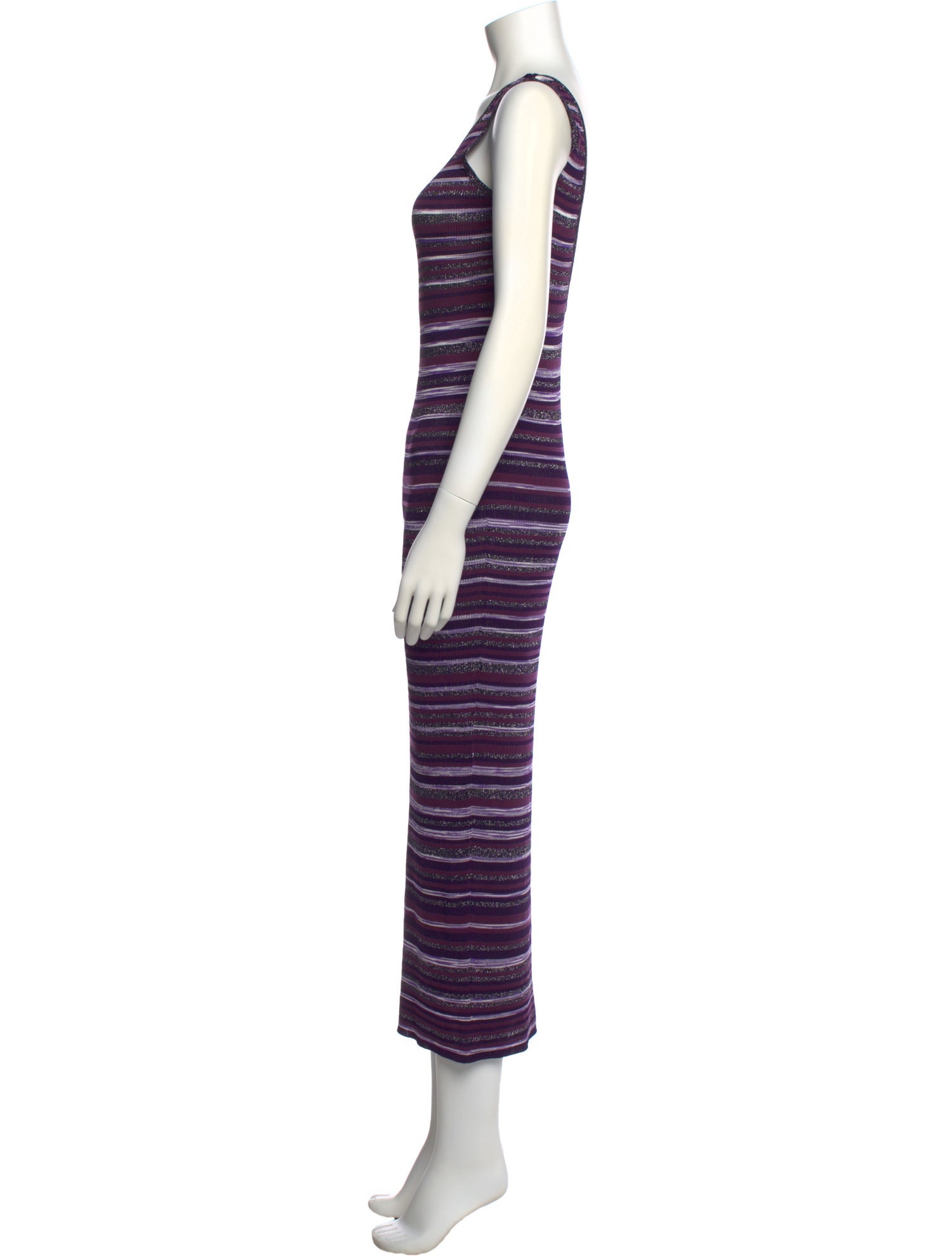 M Missoni Striped Long Dress