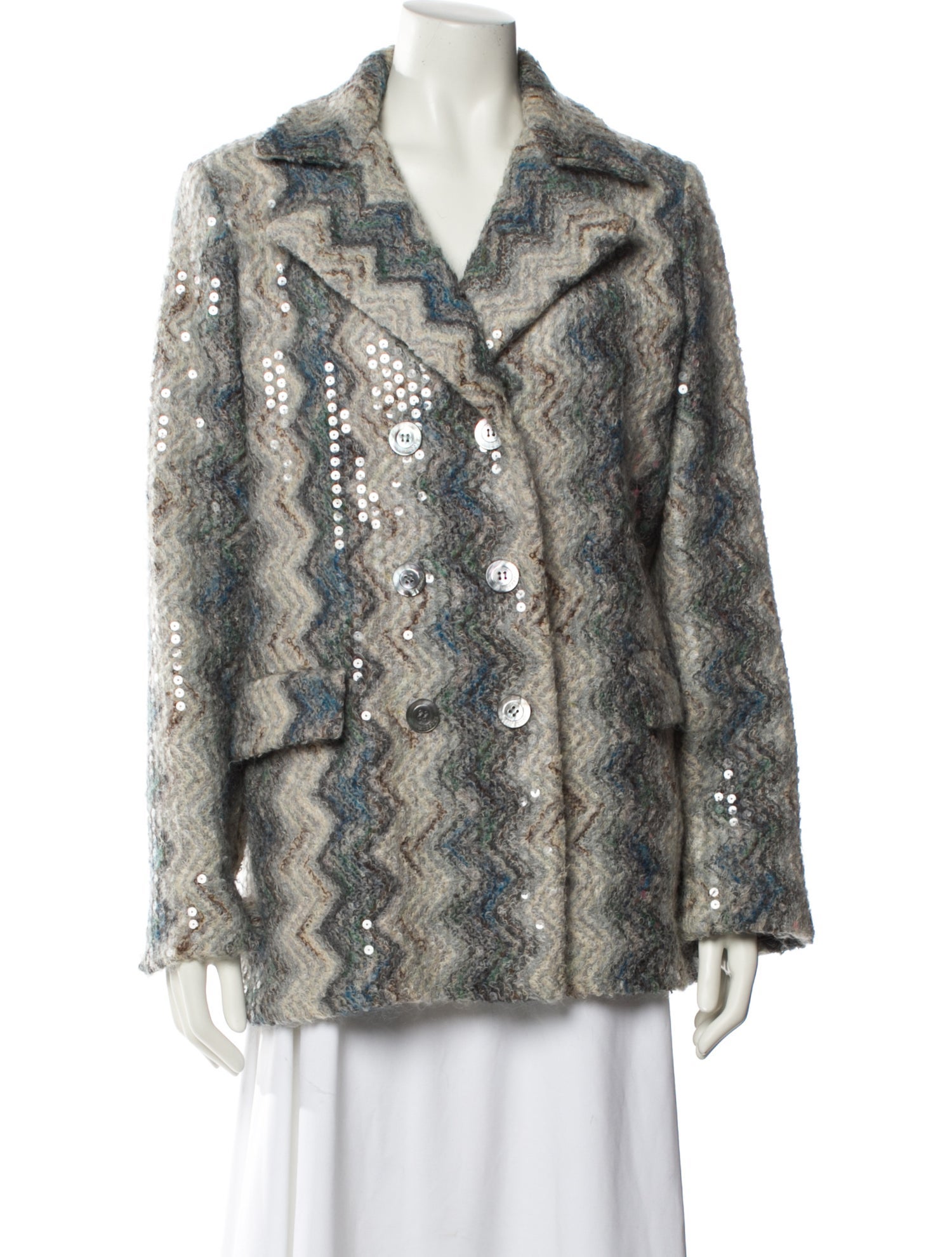 Missoni Wool Printed Blazer