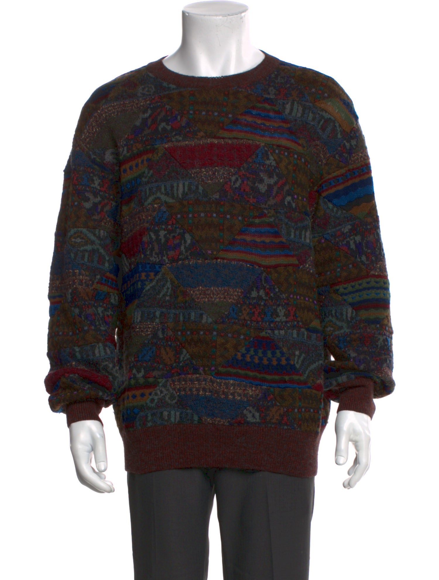 Missoni Printed Crew Neck Pullover