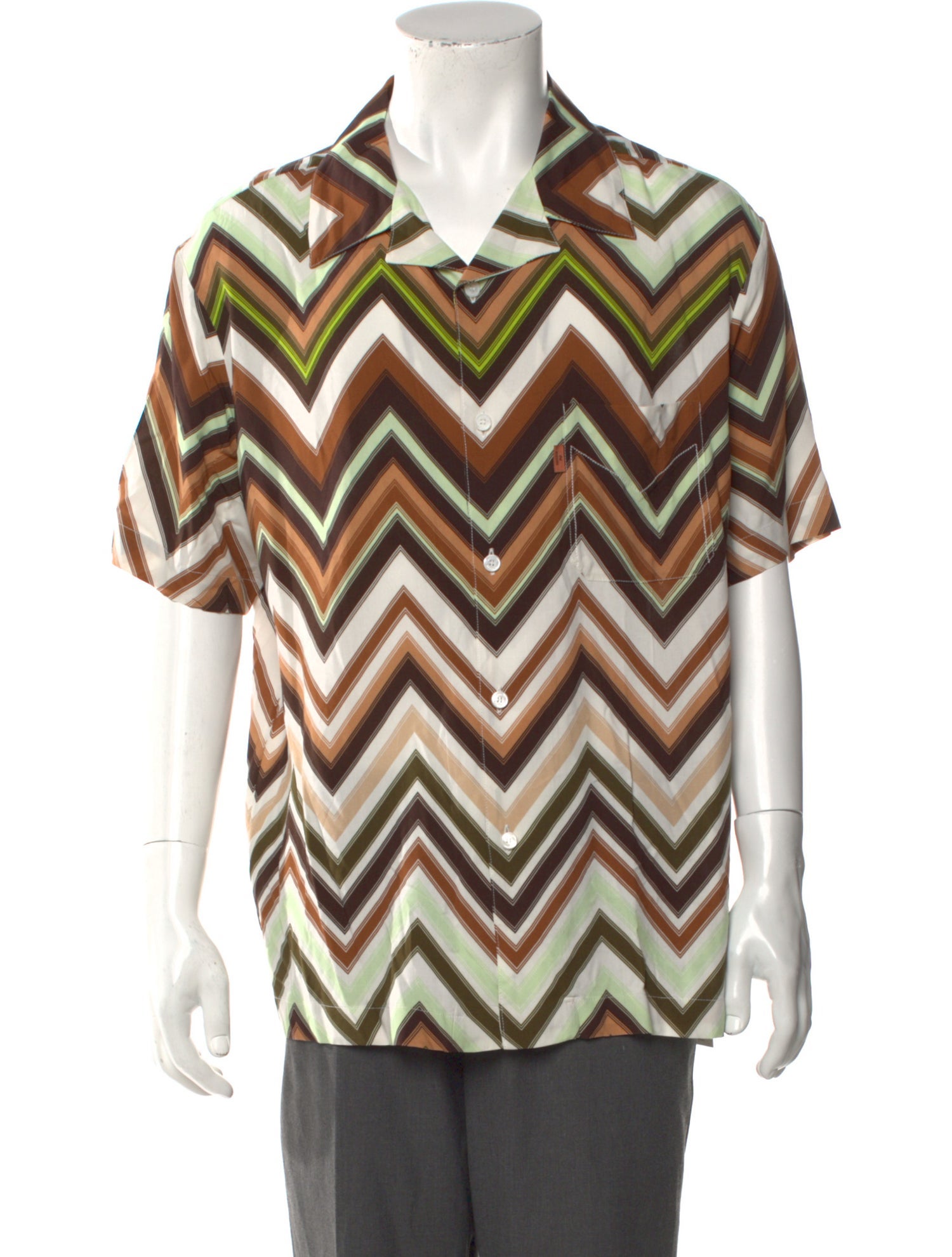 Missoni Striped Short Sleeve Shirt