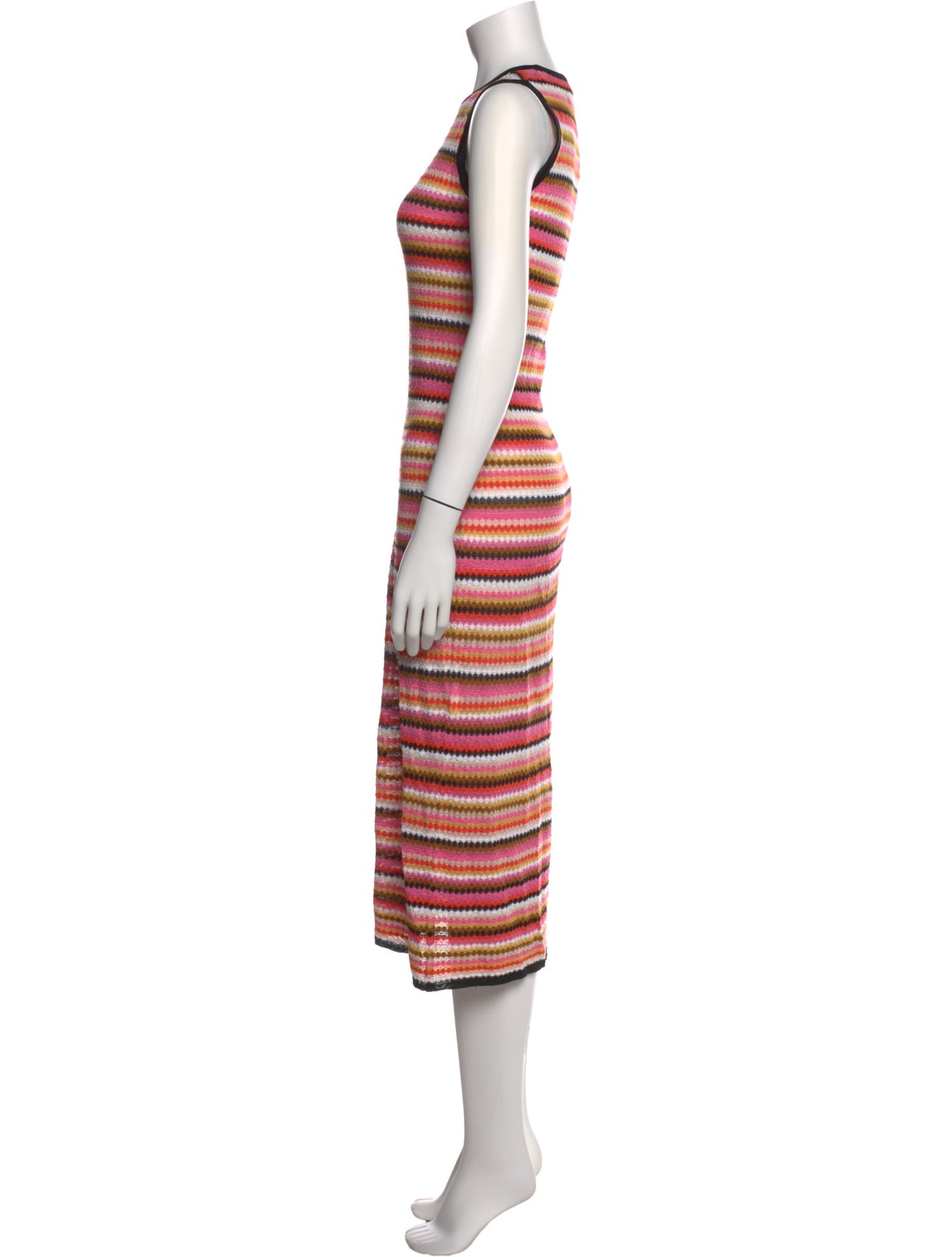 Missoni Striped Midi Length Dress