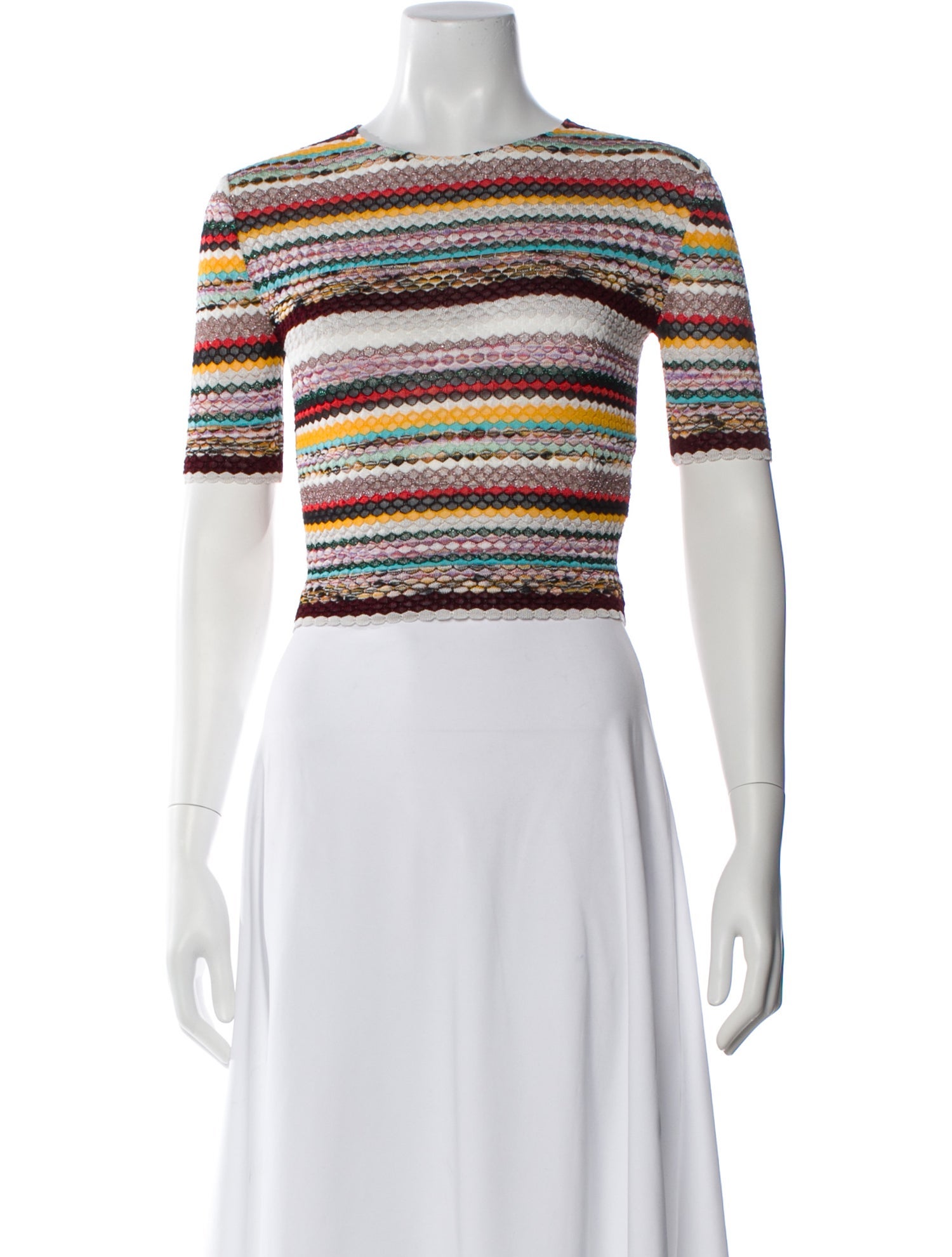 Missoni Striped Crew Neck Sweater