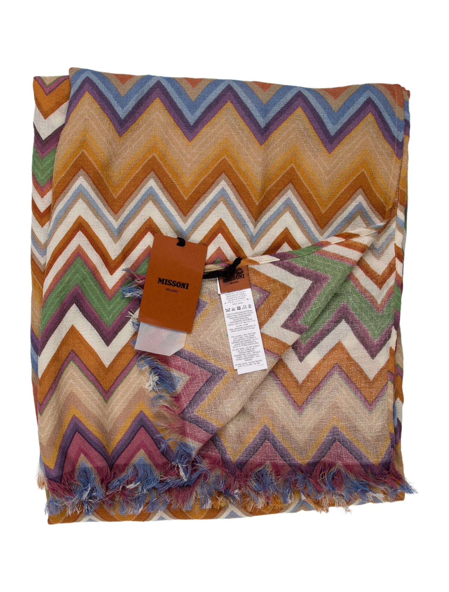 Missoni Wool Plaid Throw