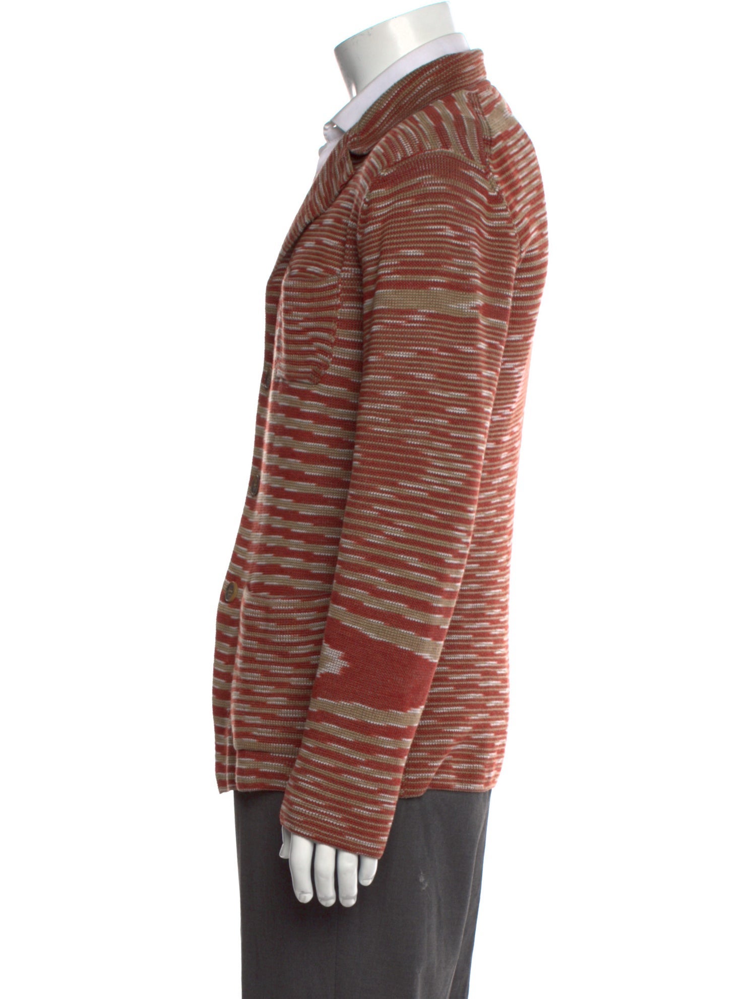Missoni Striped Collar Cardigan