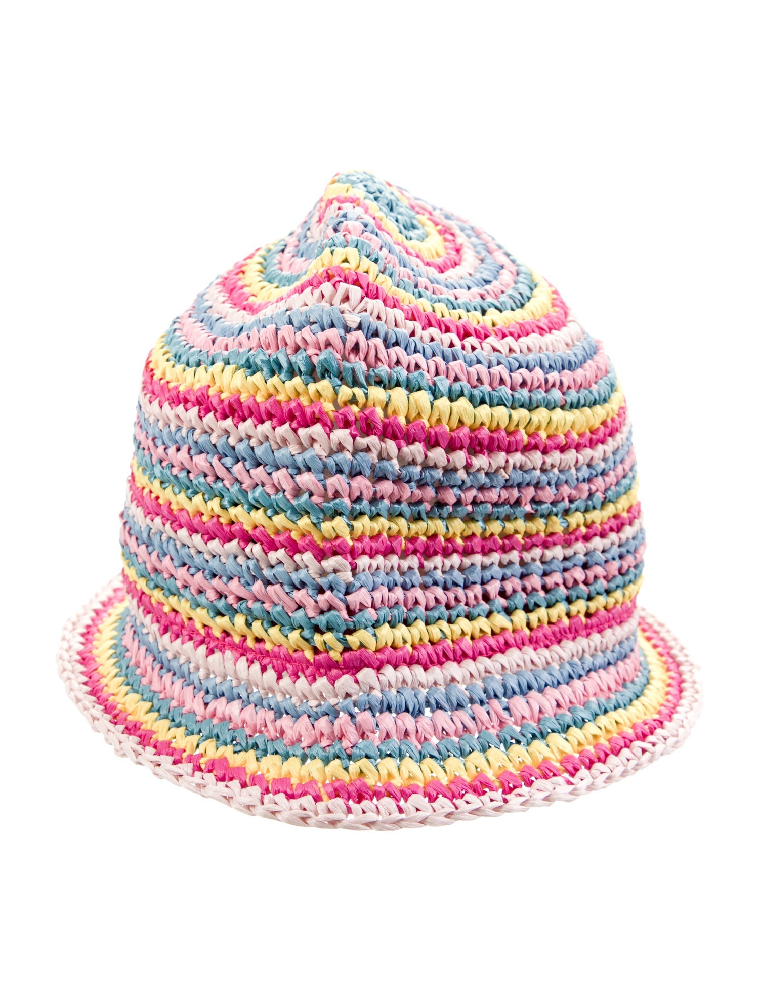 Missoni Crocheted Raffia Bucket Hat