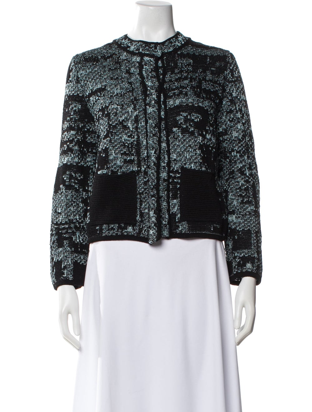 Missoni Colorblock Pattern Crew Neck Sweater - image 1