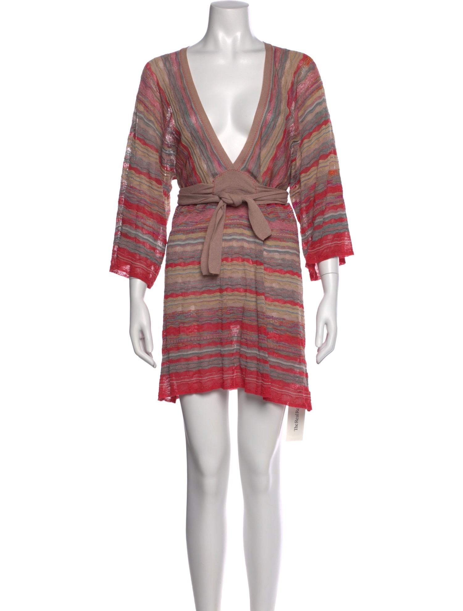 M Missoni Striped Mini Dress