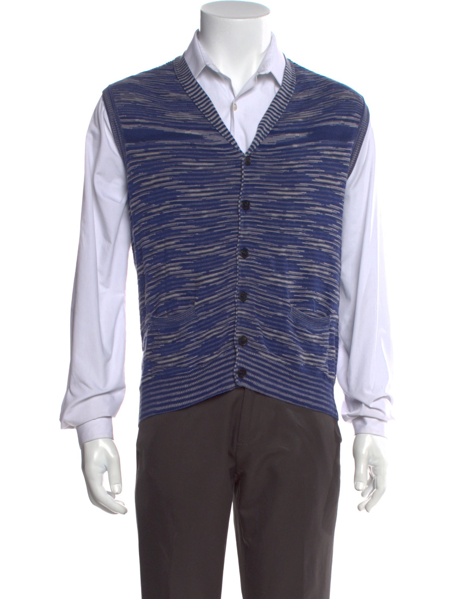 Missoni Striped V-Neck Sweater Vest