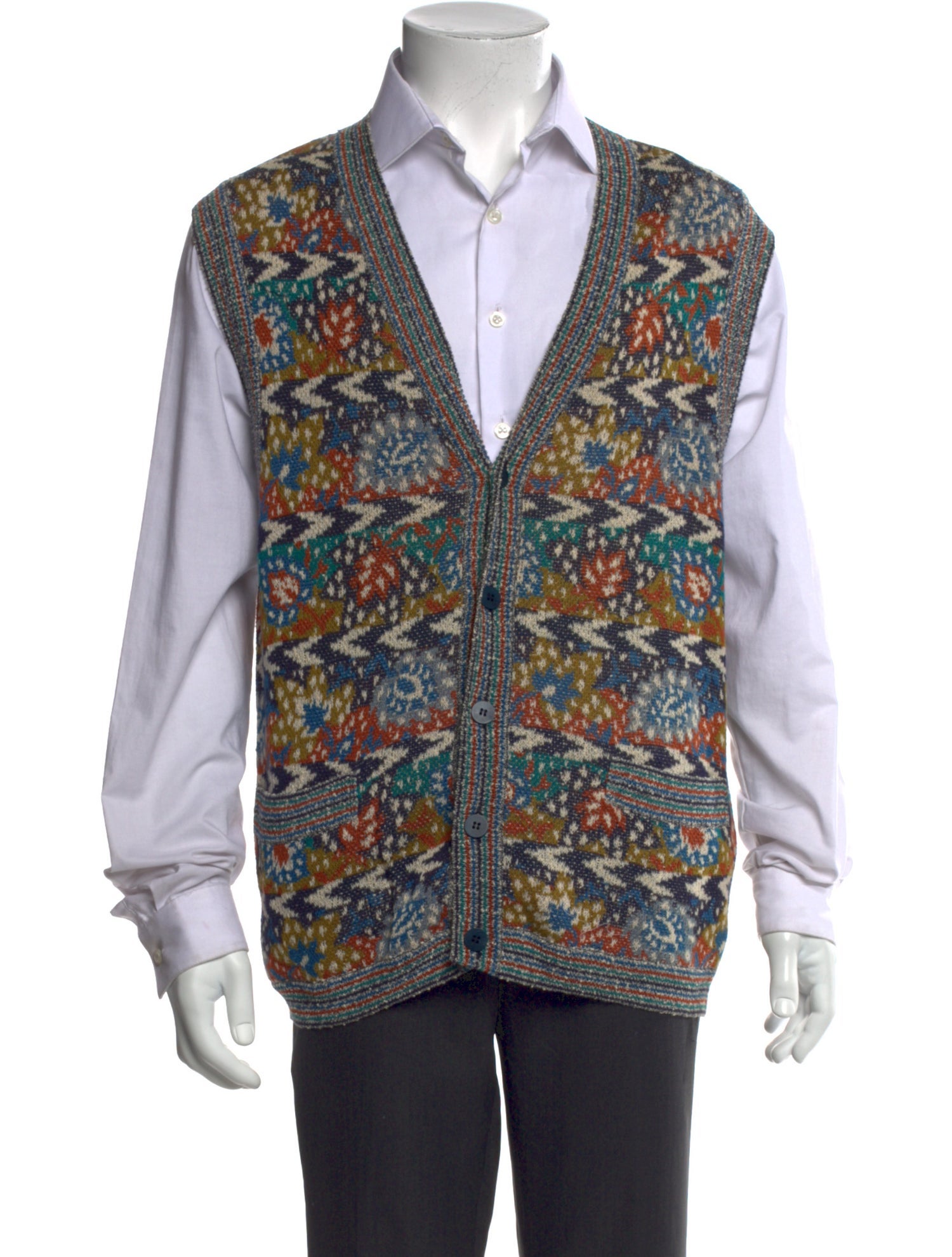 Missoni Printed V-Neck Cardigan