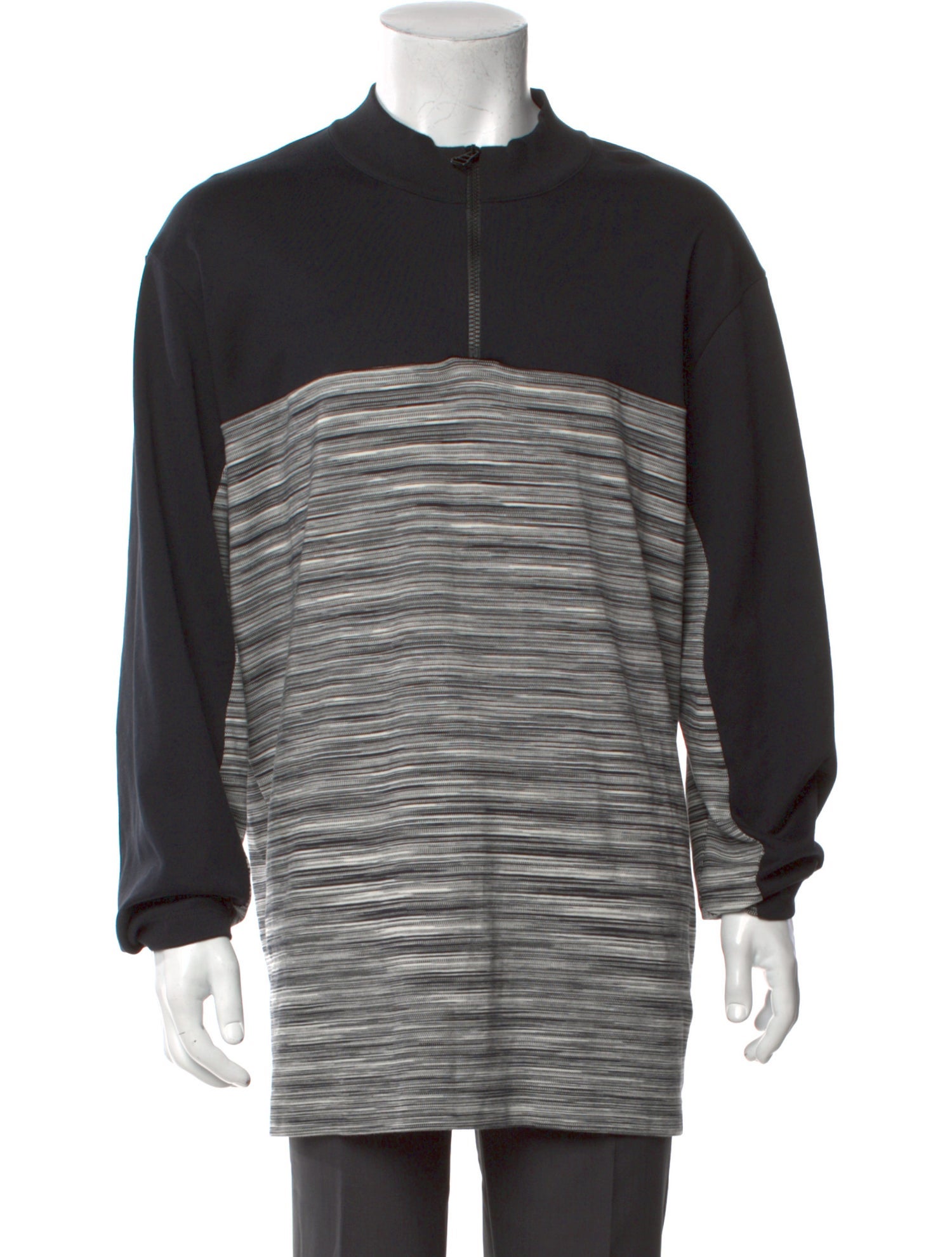 Missoni Colorblock Pattern Crew Neck Sweatshirt