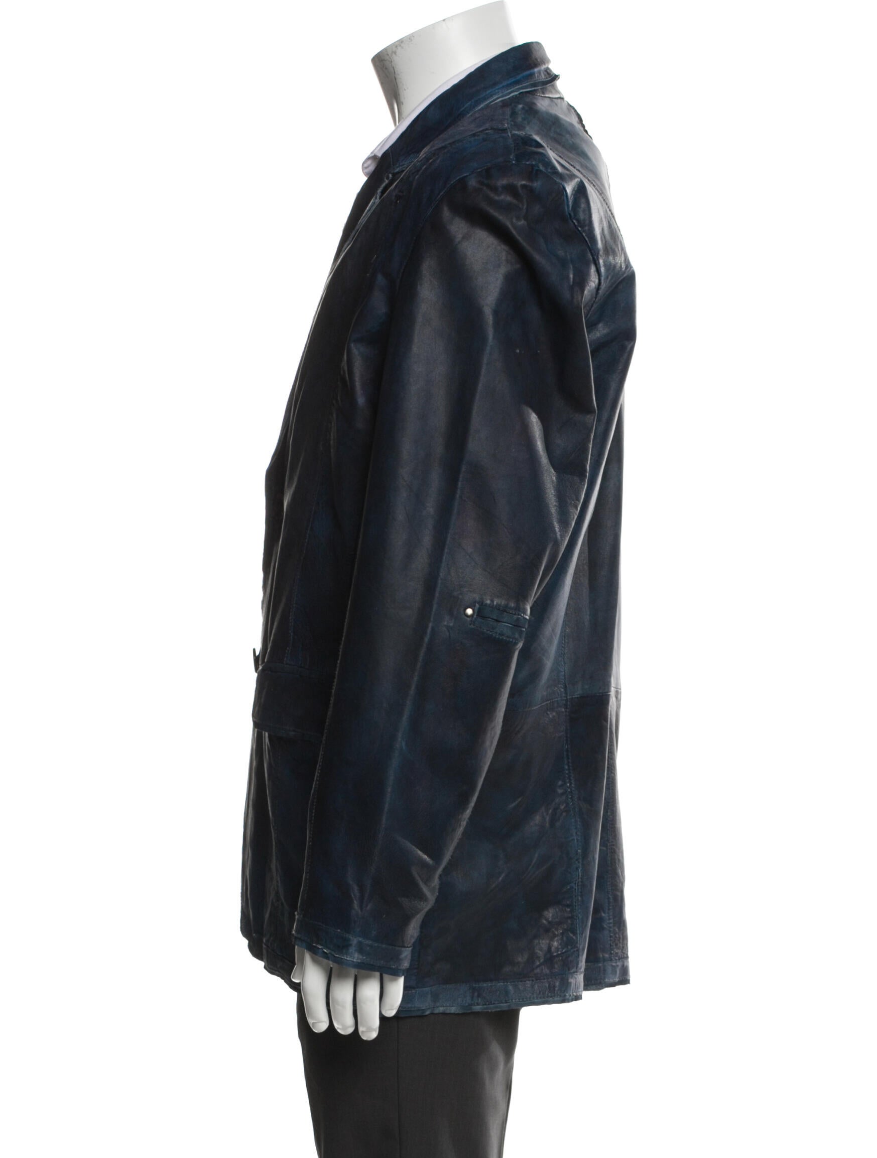Missani Le Collezioni Leather Moto Jacket