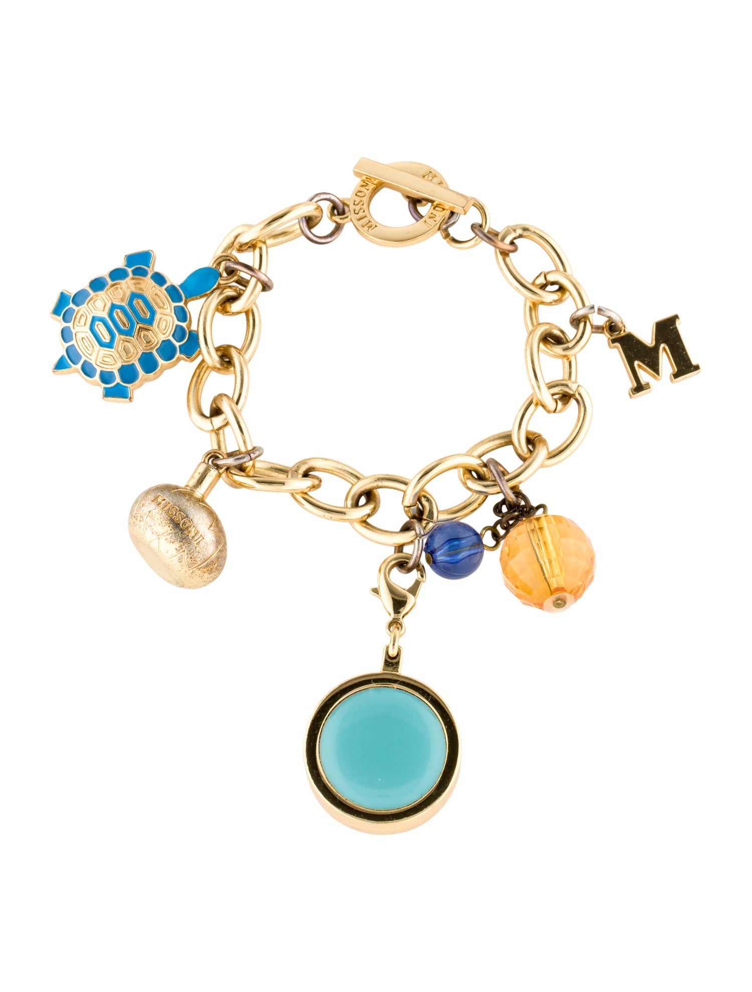Missoni Chain Charm Bracelet