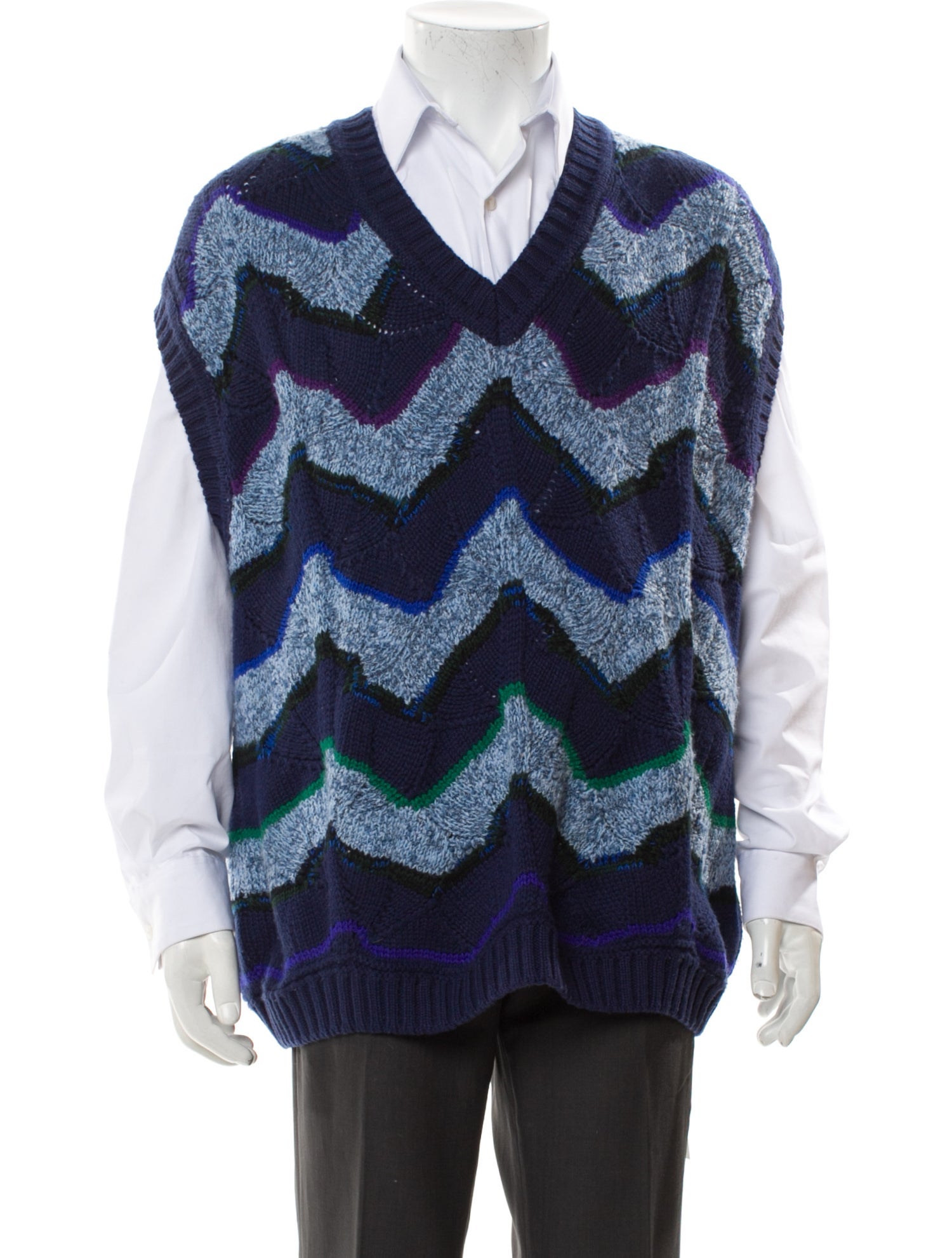 Missoni Wool Printed Sweater Vest