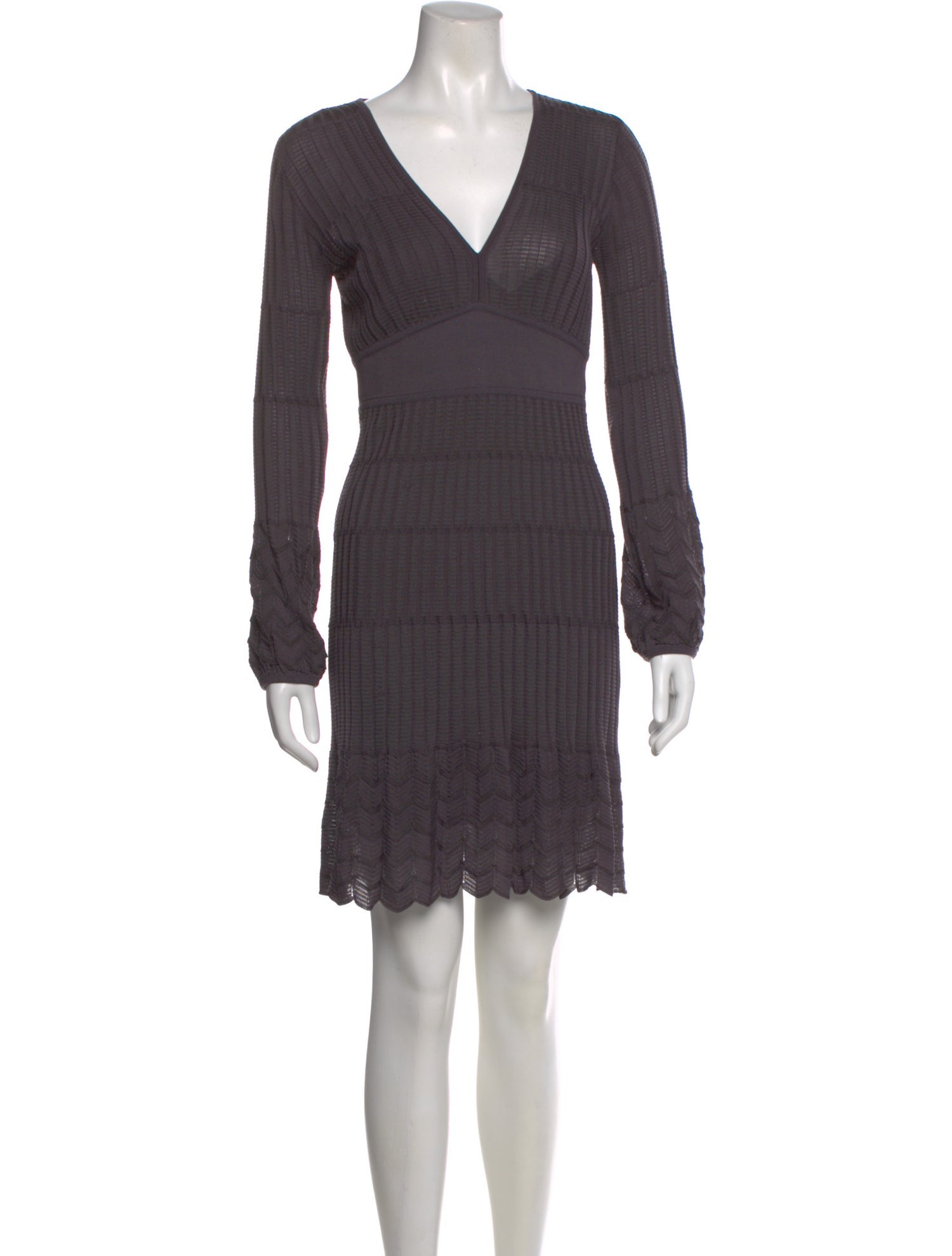 M Missoni V-Neck Mini Dress