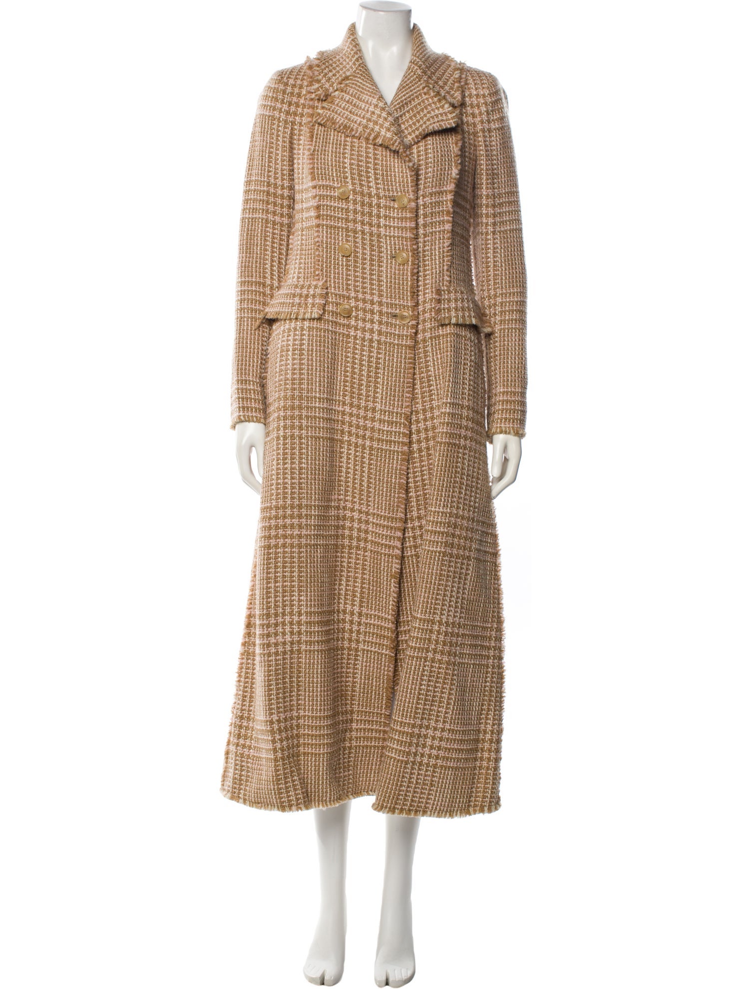 Missoni Virgin Wool Tweed Pattern Coat