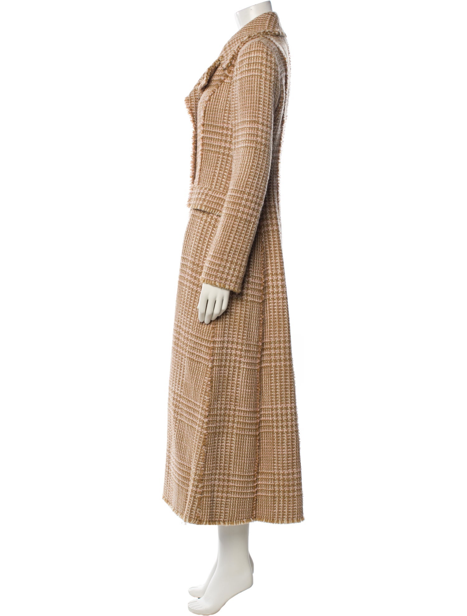 Missoni Virgin Wool Tweed Pattern Coat